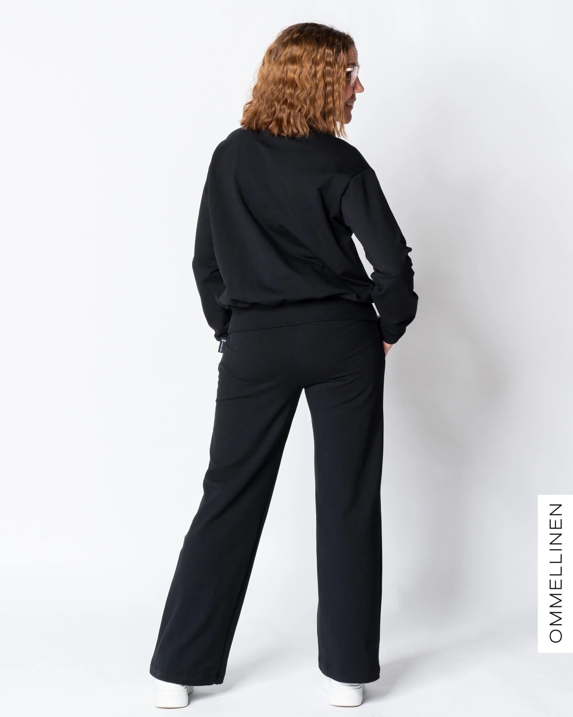 KANTTI college pants - NORMAL LENGTH, black