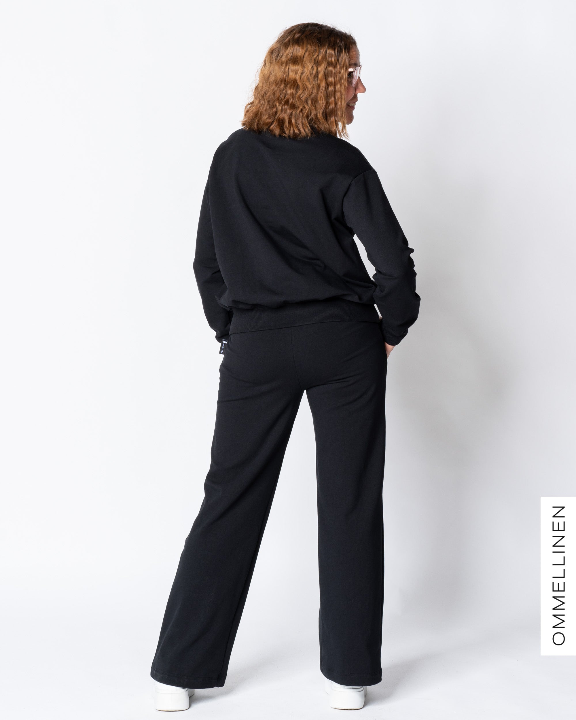 KANTTI college pants - LONG LENGTH, black
