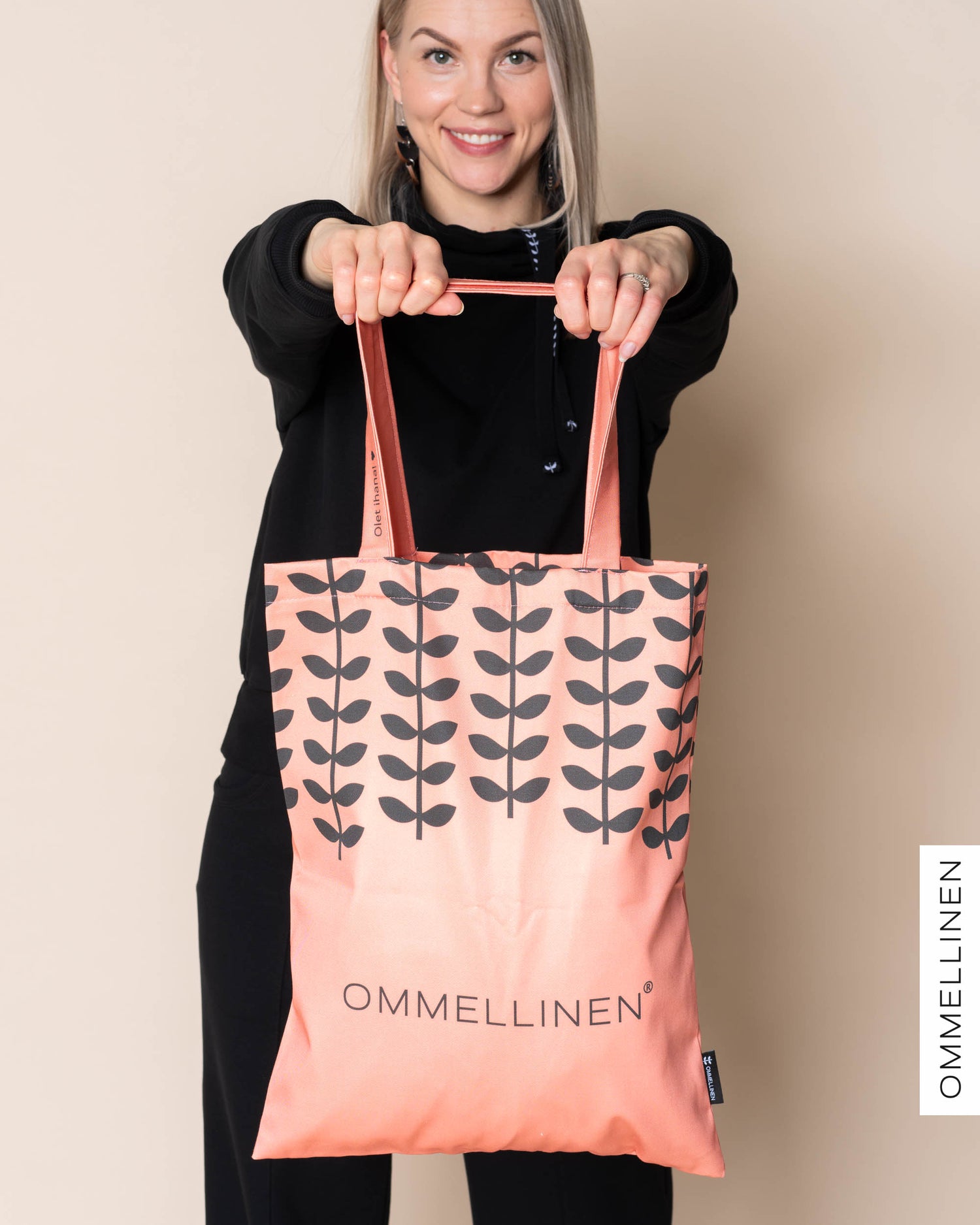 WHOOPS! Ommellinen -bag, peach