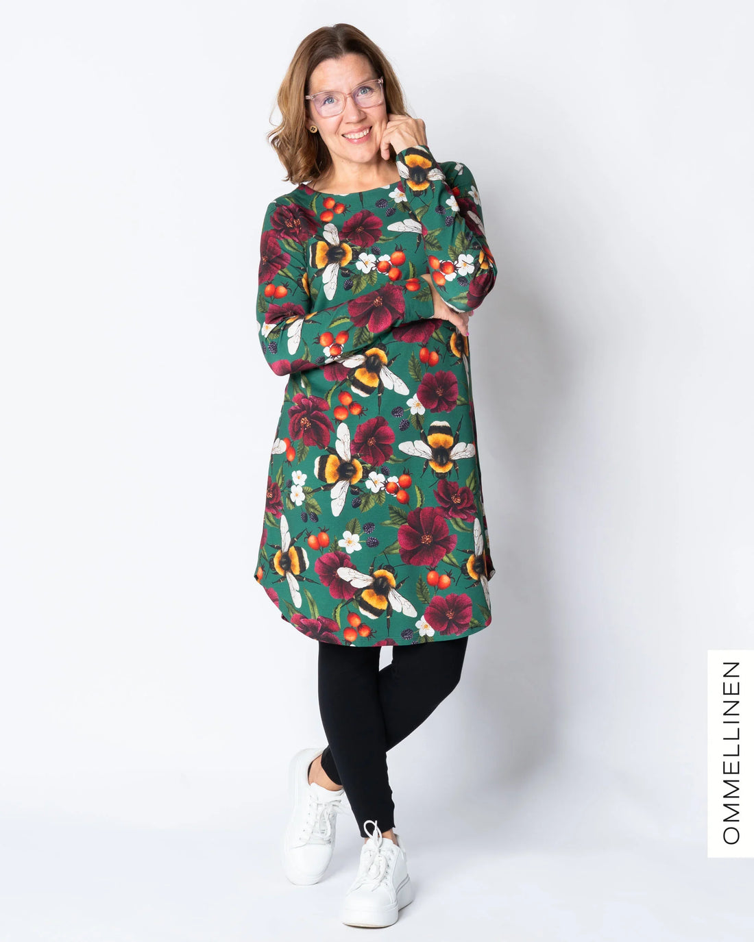 KAMOON tunic, Pörriäinen - ocean green