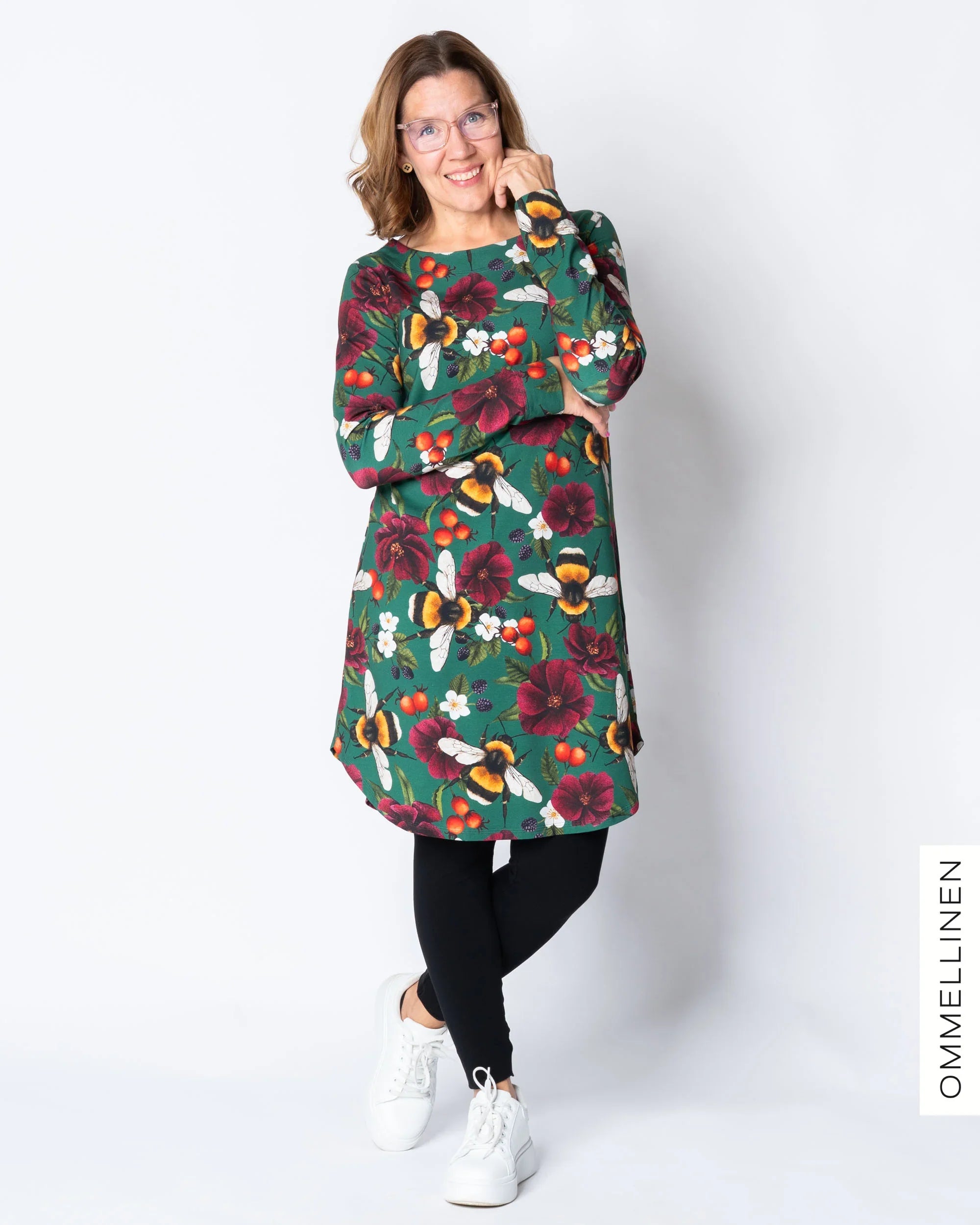 KAMOON tunic, Pörriäinen - ocean green