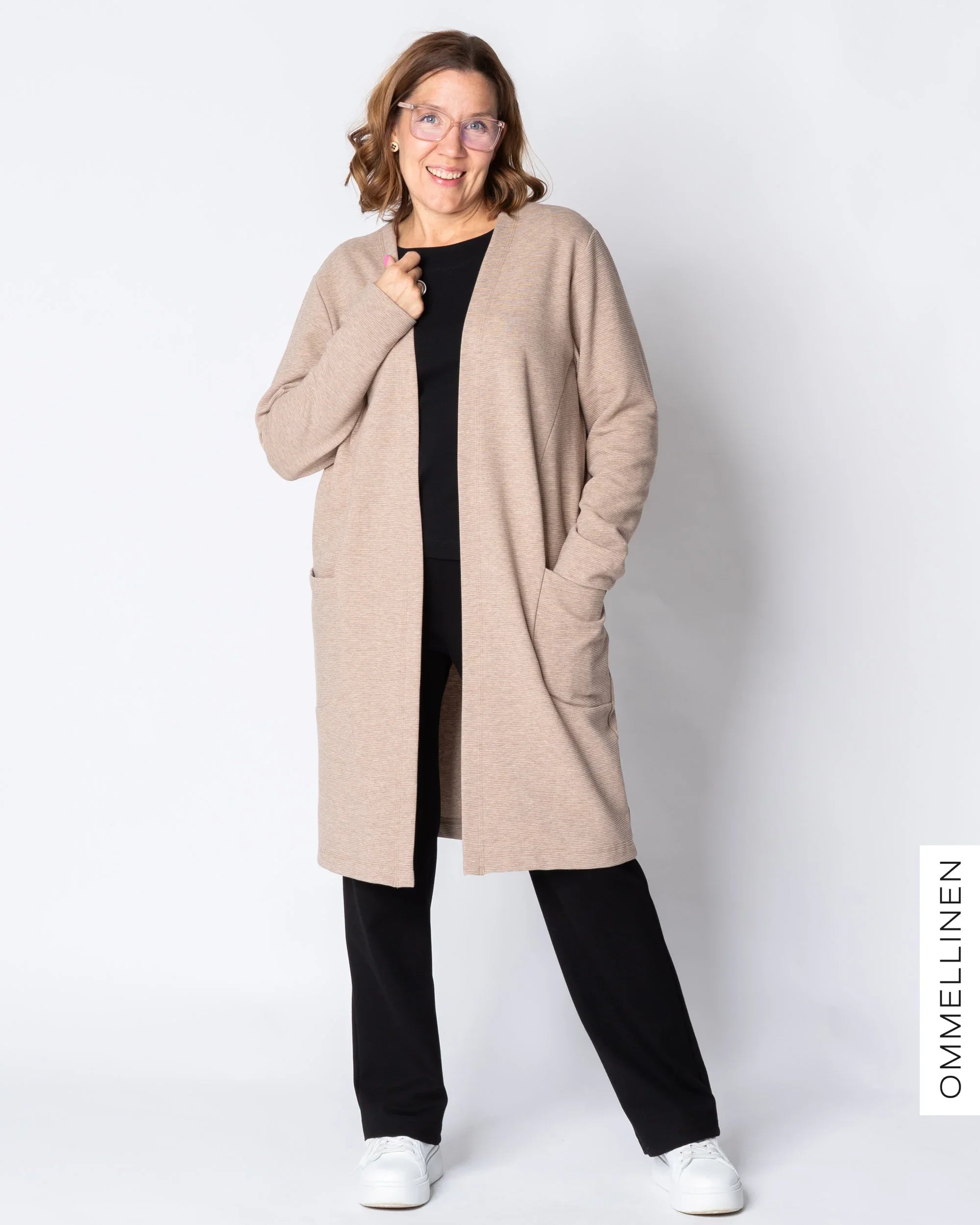 SÄRMÄ jacket, melange sand