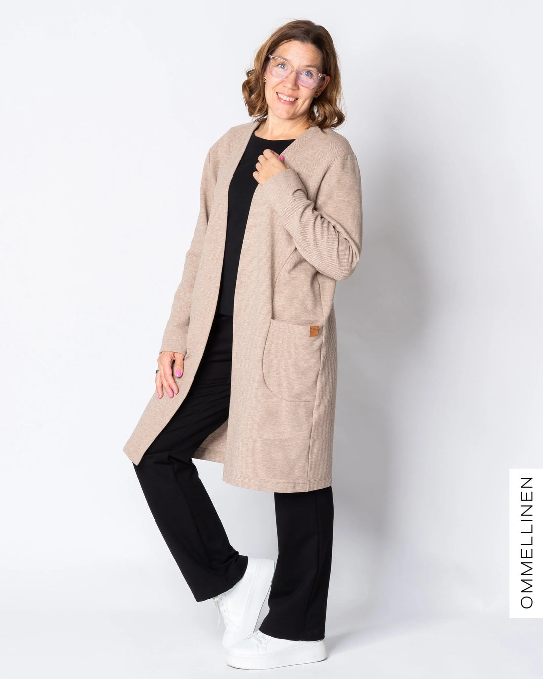 SÄRMÄ jacket, melange sand