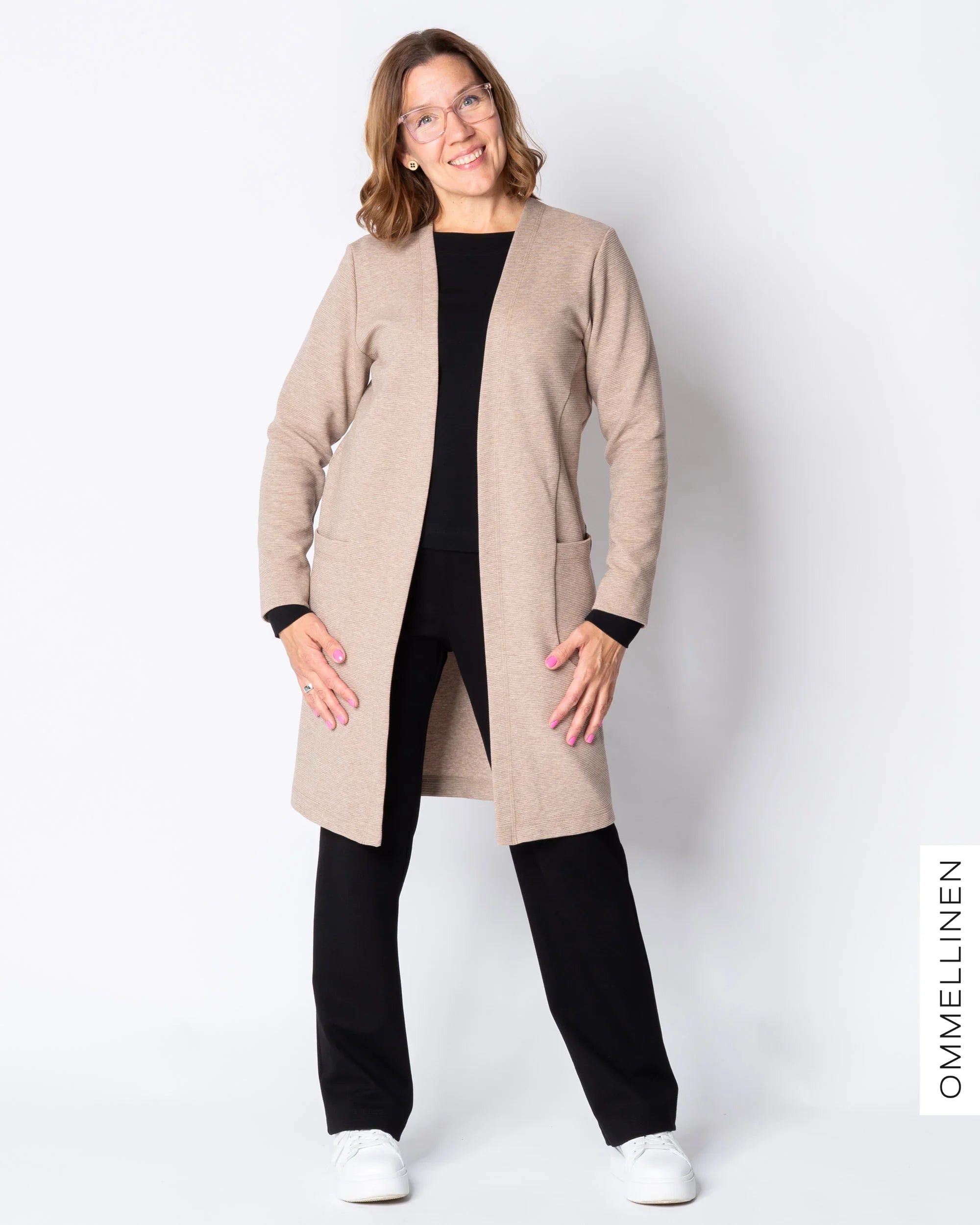 SÄRMÄ jacket, melange sand