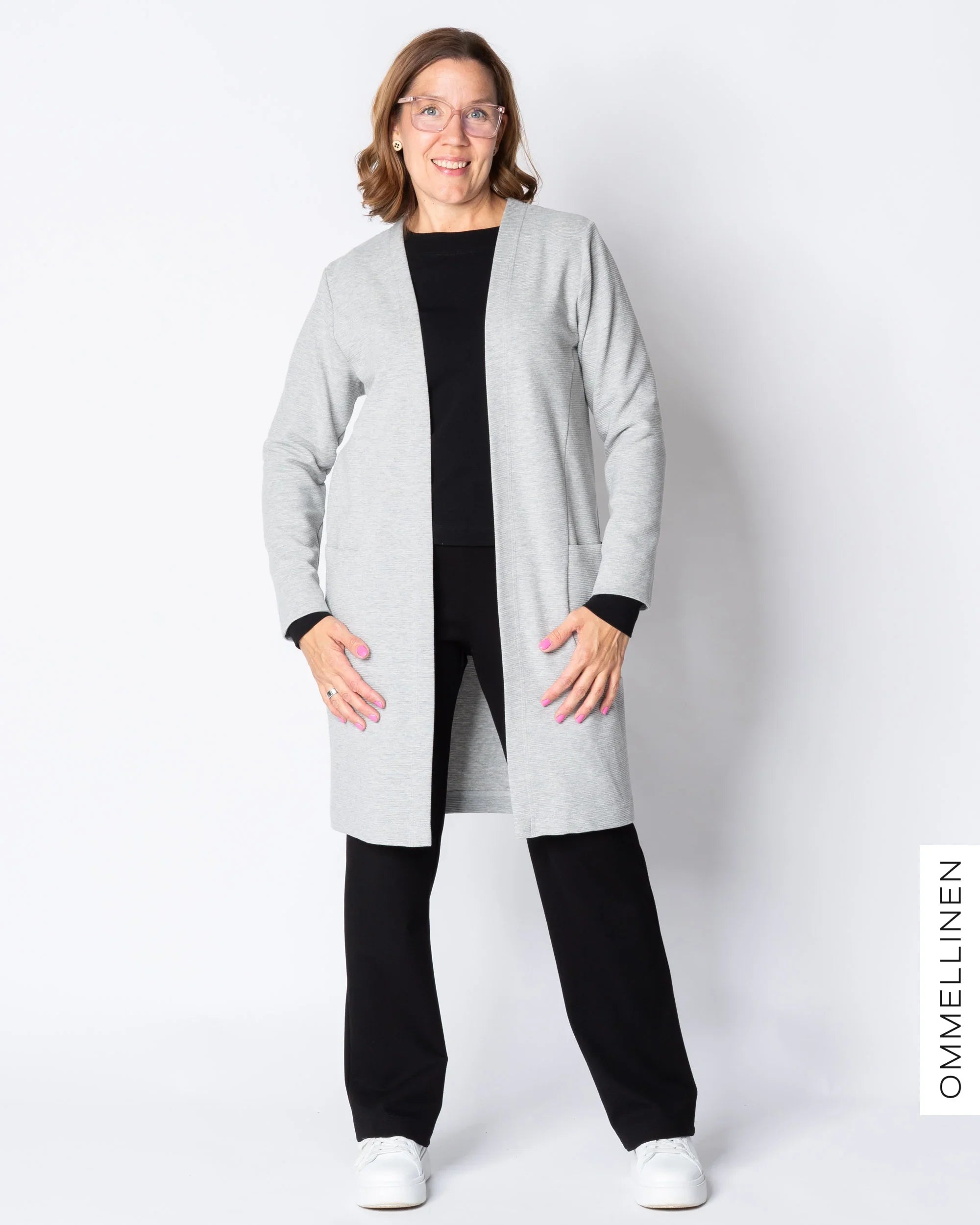 SÄRMÄ jacket, melange grey