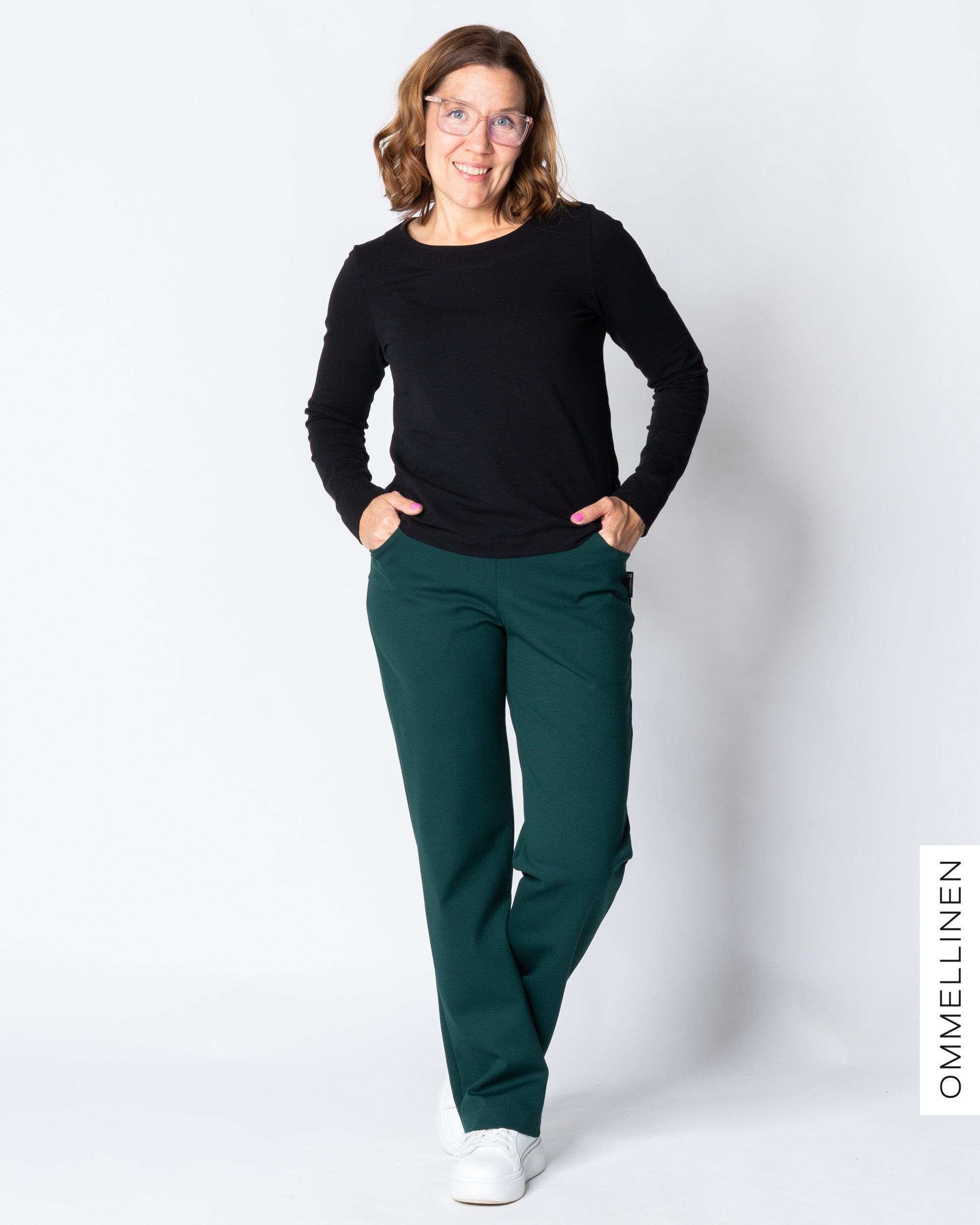 TYYLI pants - NORMAL LENGTH, green