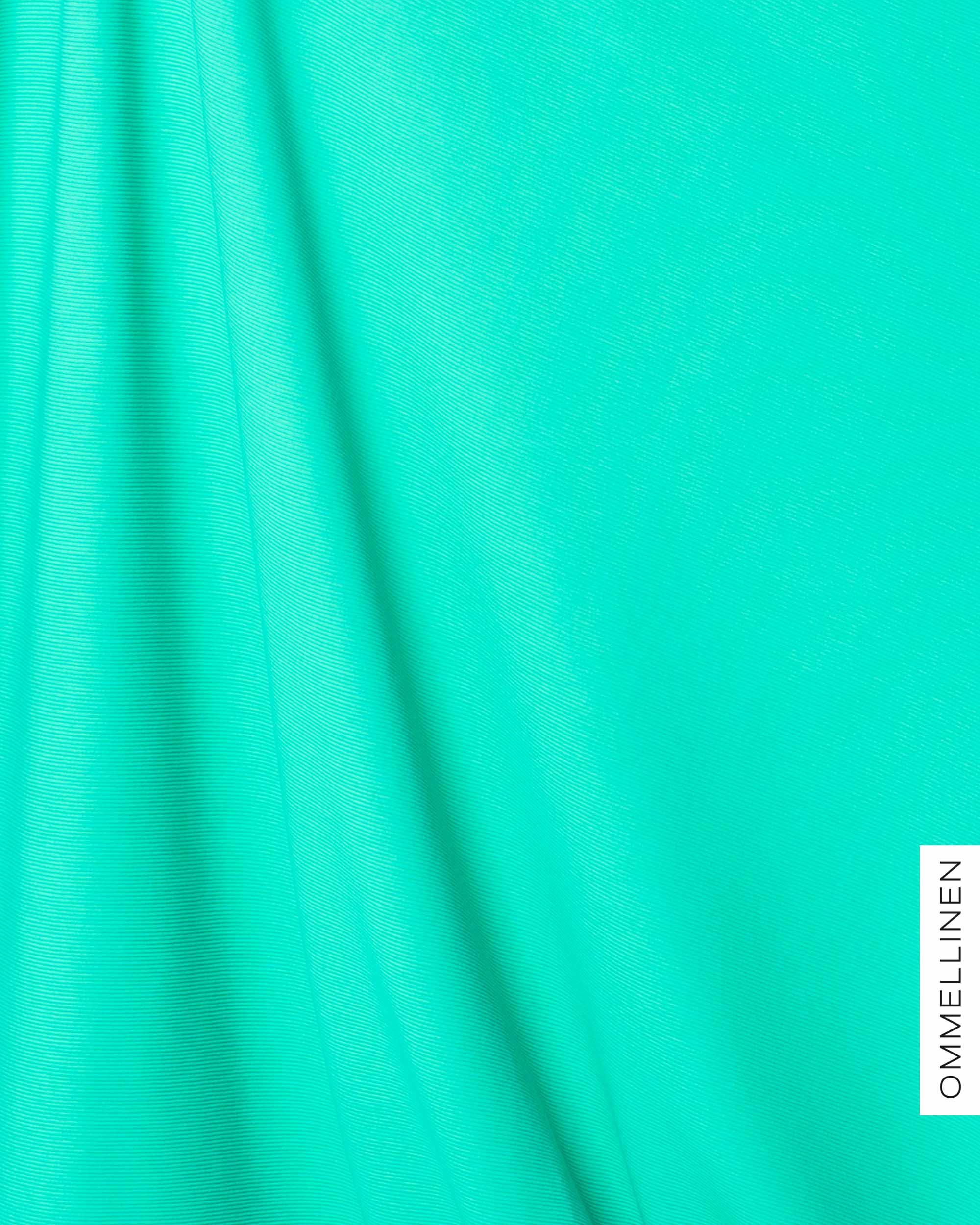 Ottoman - cotton knit, jade