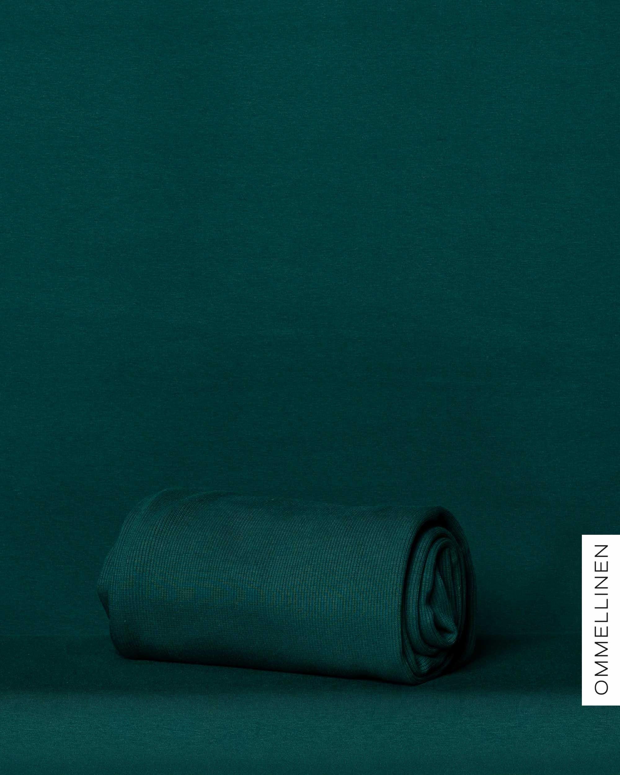 French terry brushed, wide - PRE-CUT, emerald