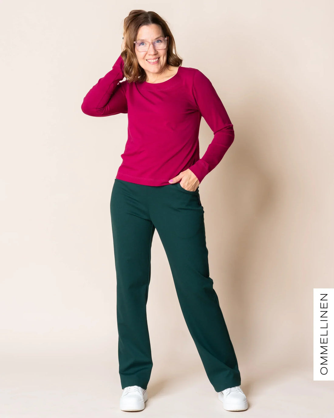 TYYLI pants - LONG LENGTH, green