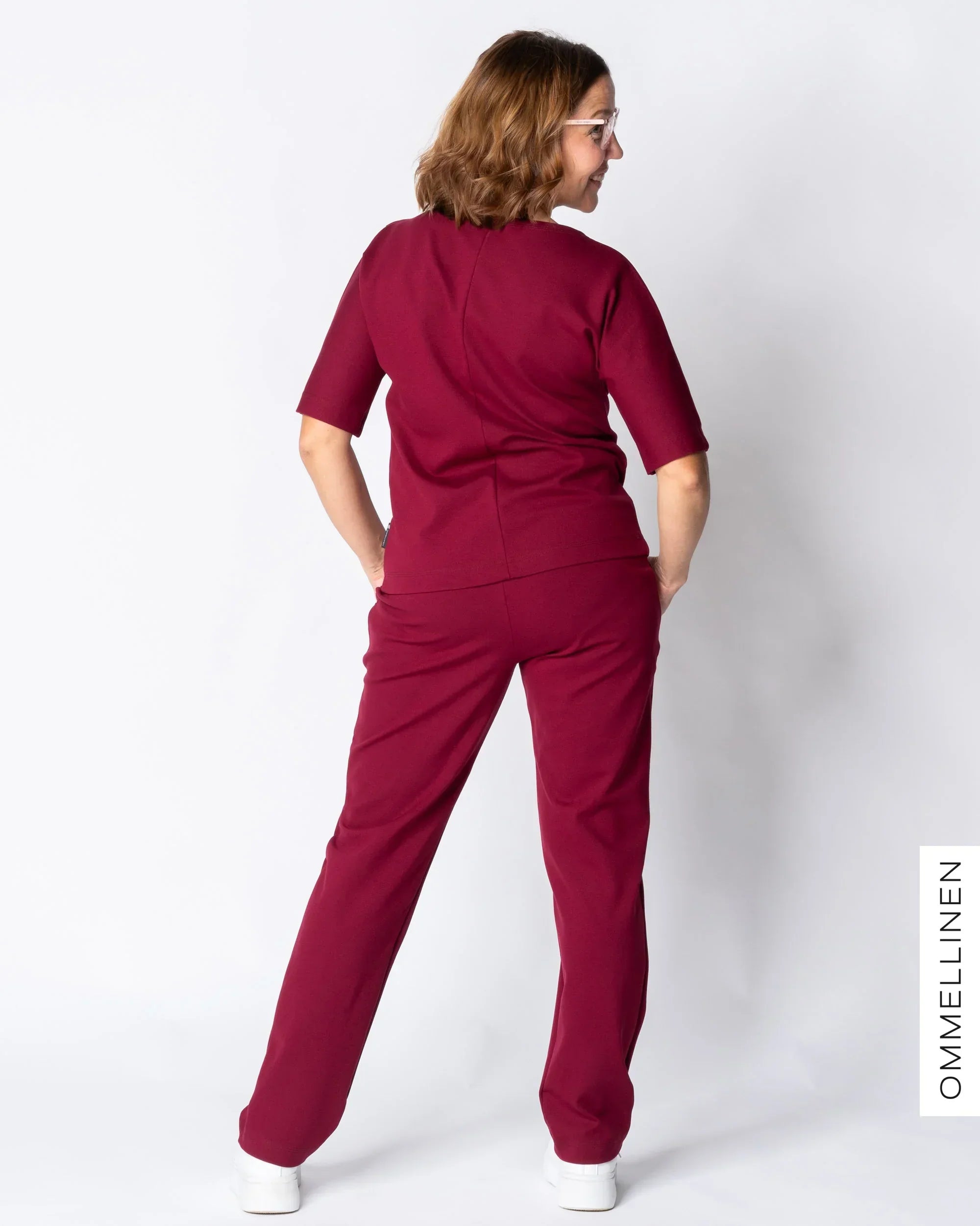 PERUS pants, burgundy