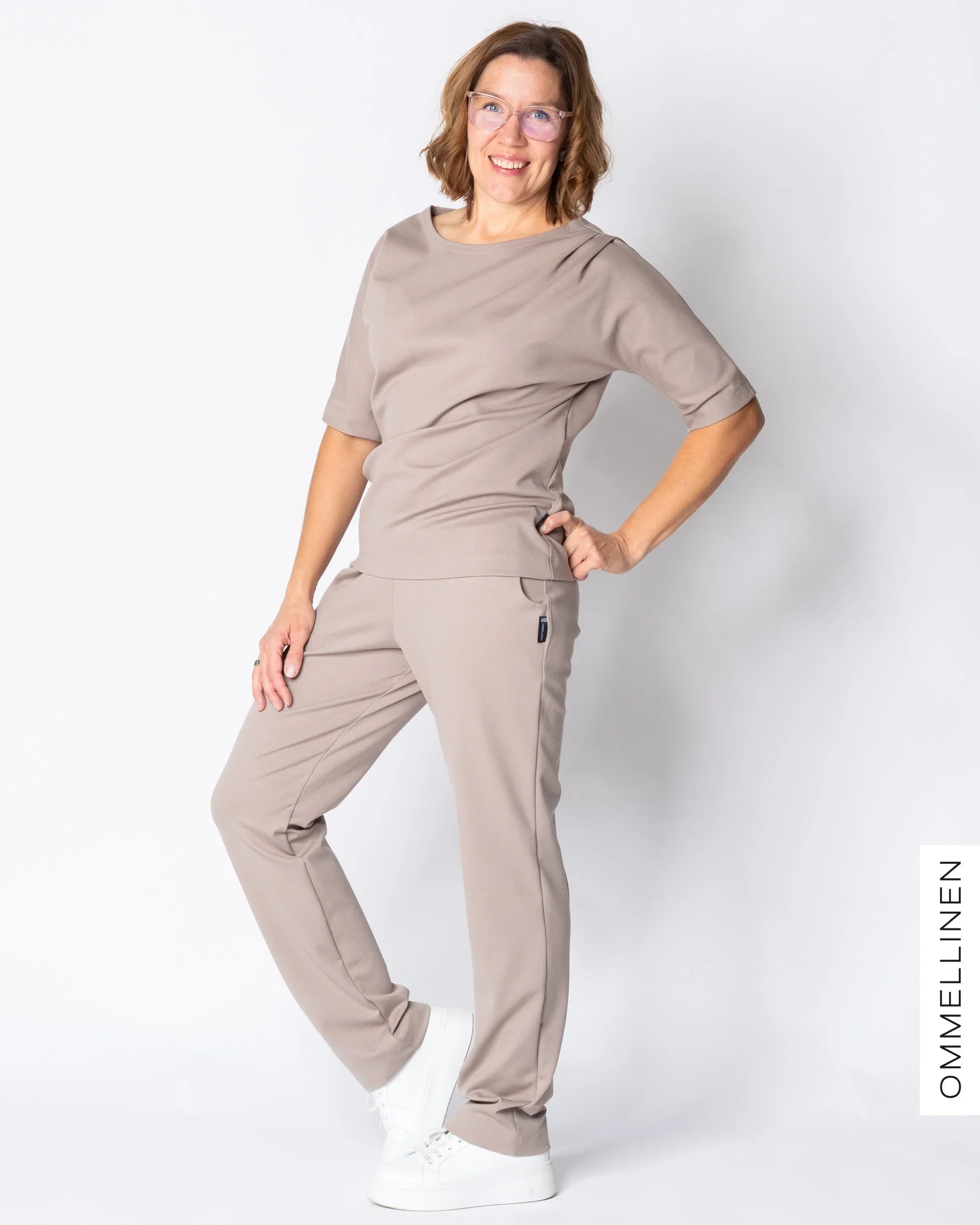 LASKOS t-shirt 1/2-sleeve, latte