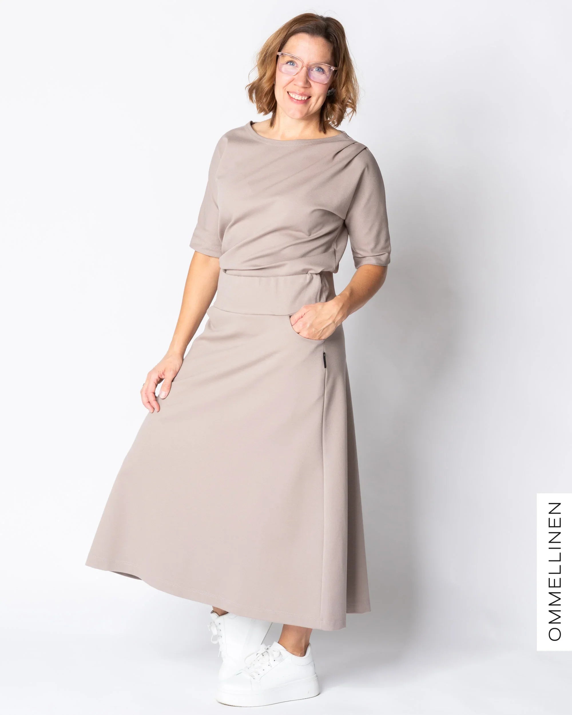 LASKOS t-shirt 1/2-sleeve, latte