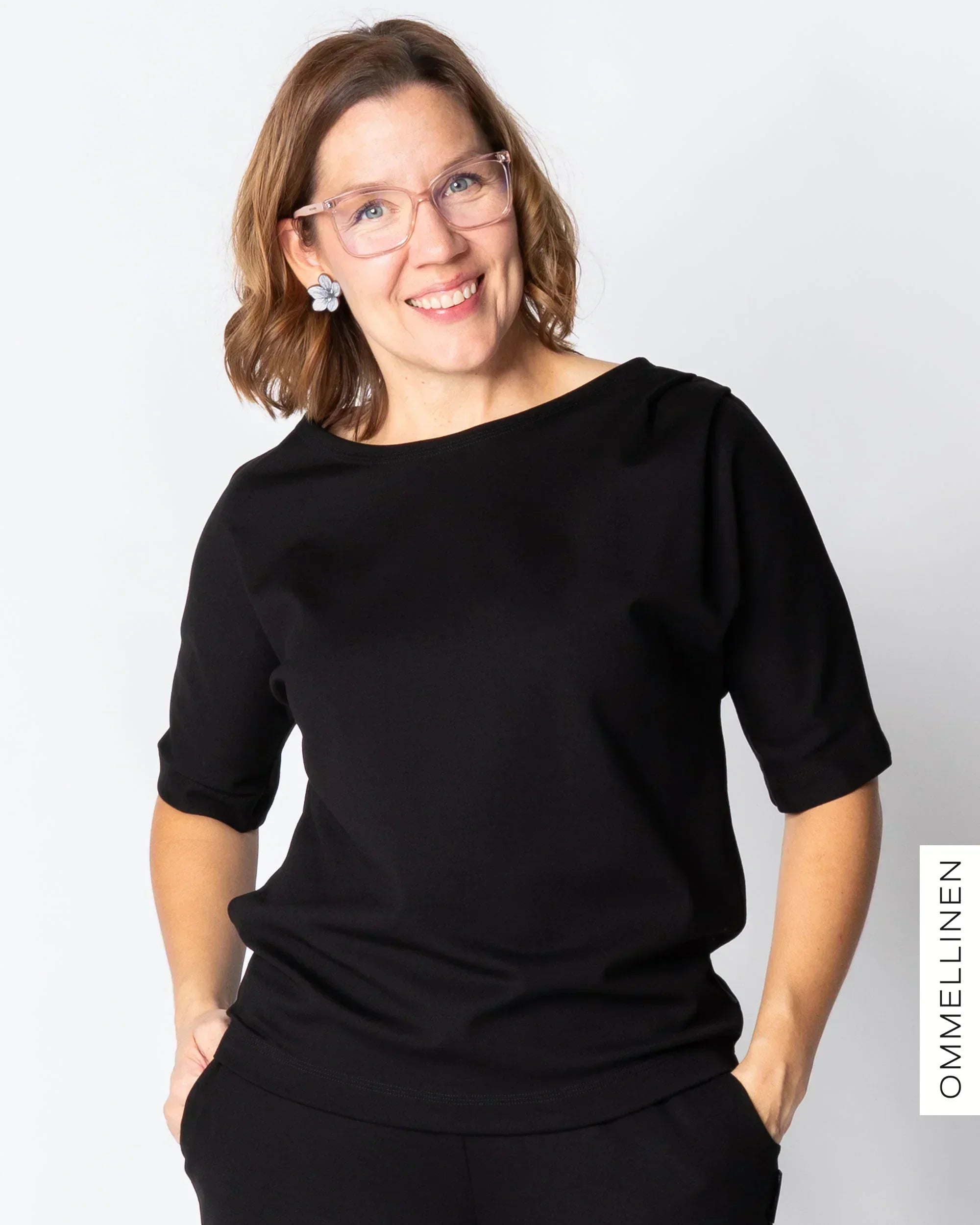 LASKOS t-shirt 1/2-sleeve, black