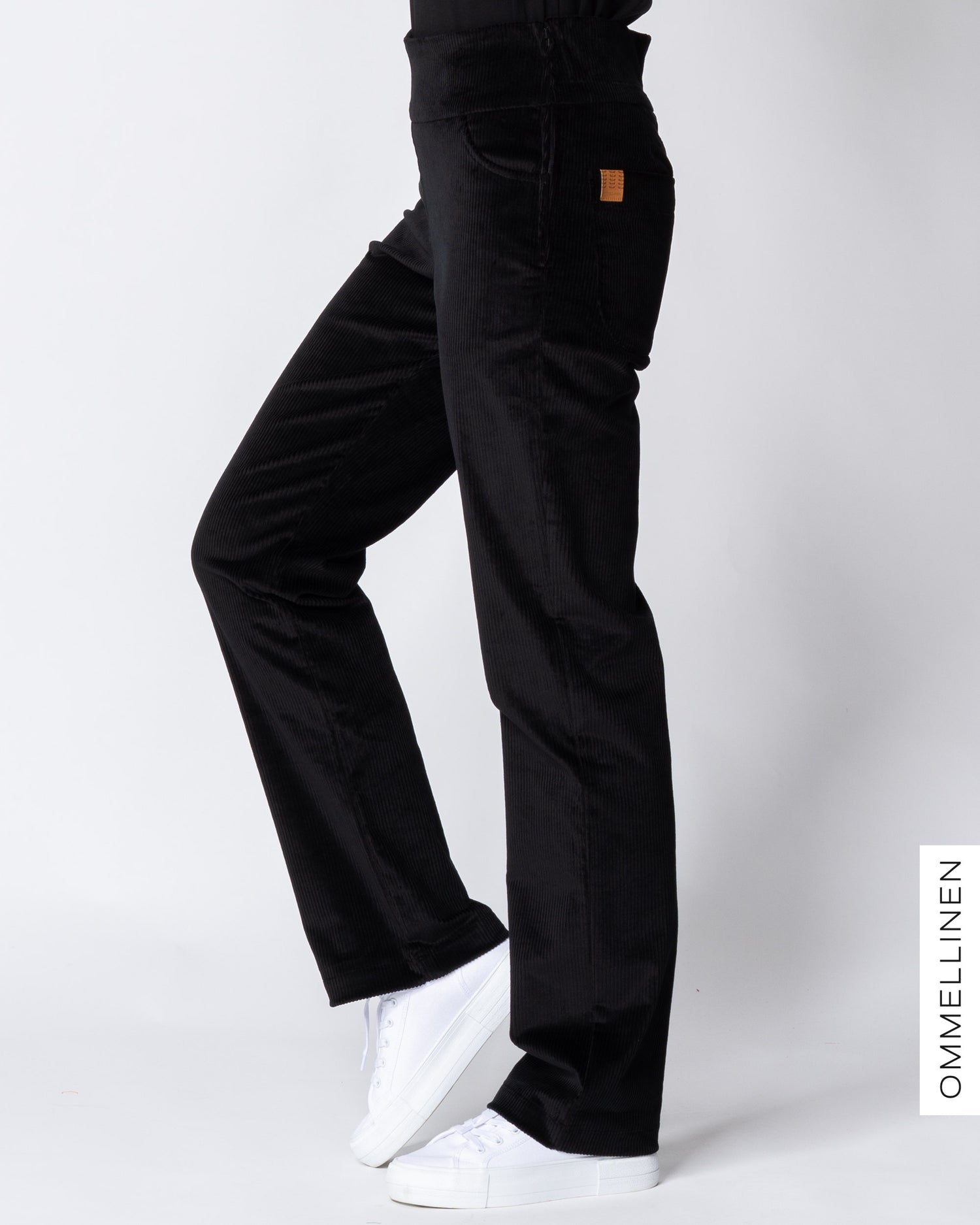 POCKET corduroy pants - NORMAL LENGTH, black