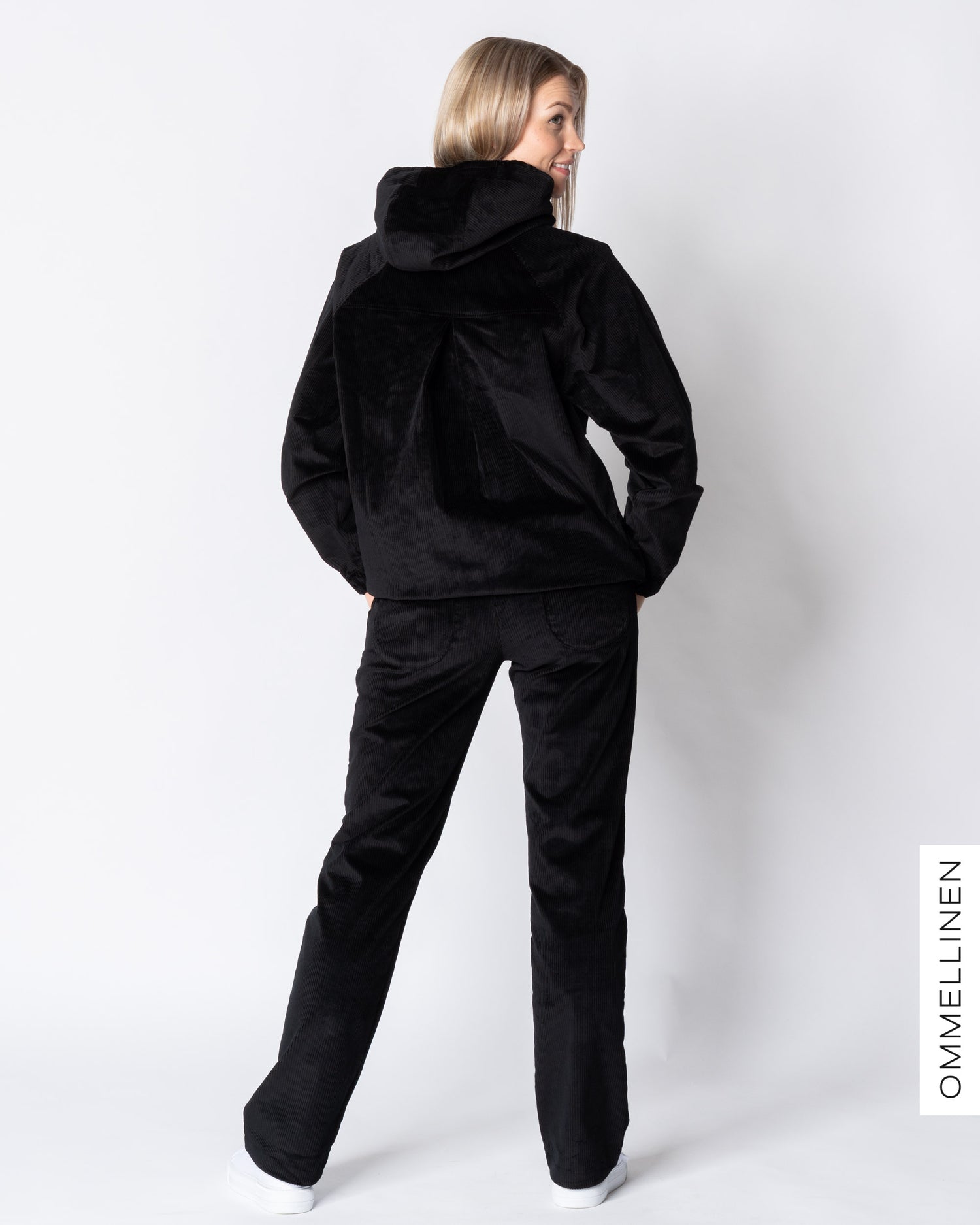 WHOOPS! ANORAK - corduroy, black - M/L