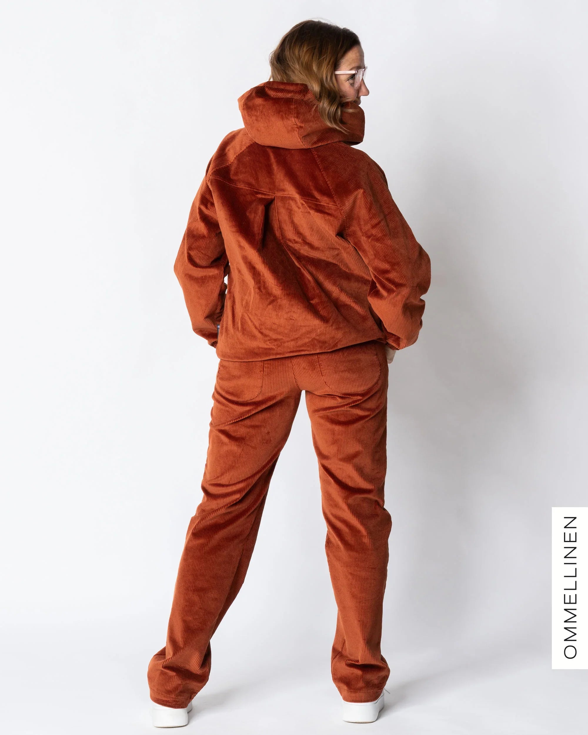 ANORAK - corduroy, burnt orange