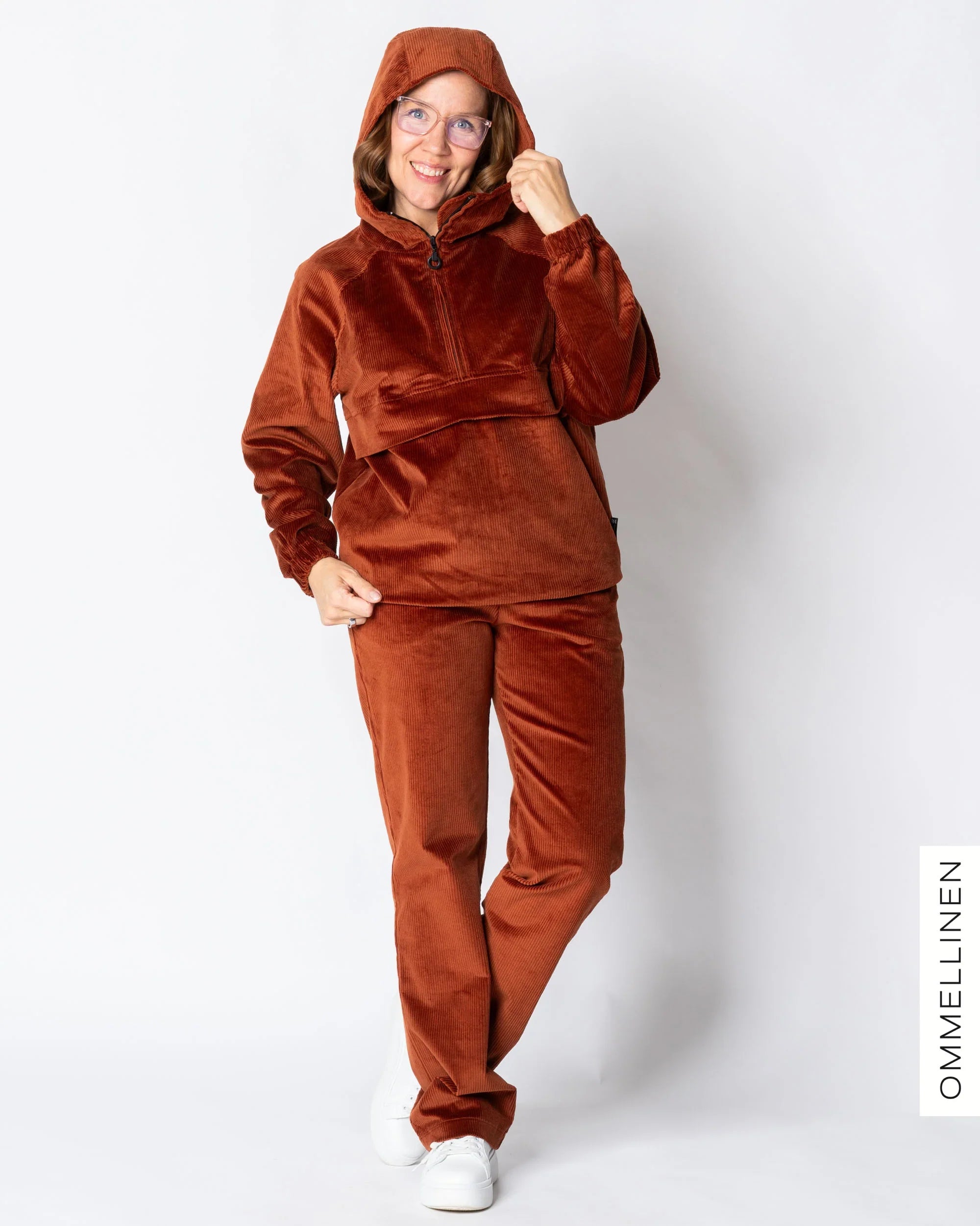 ANORAK - corduroy, burnt orange