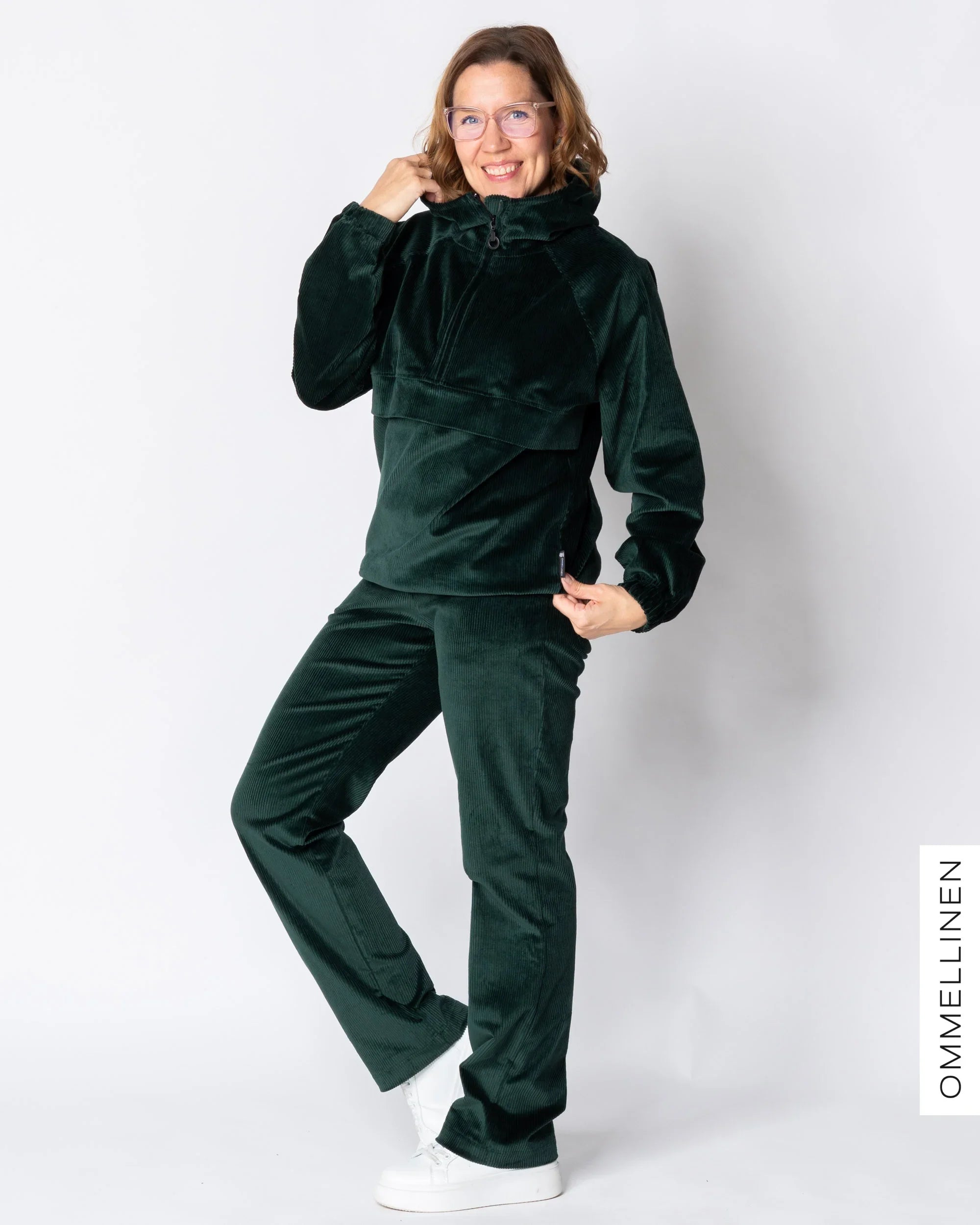 ANORAK - corduroy, green