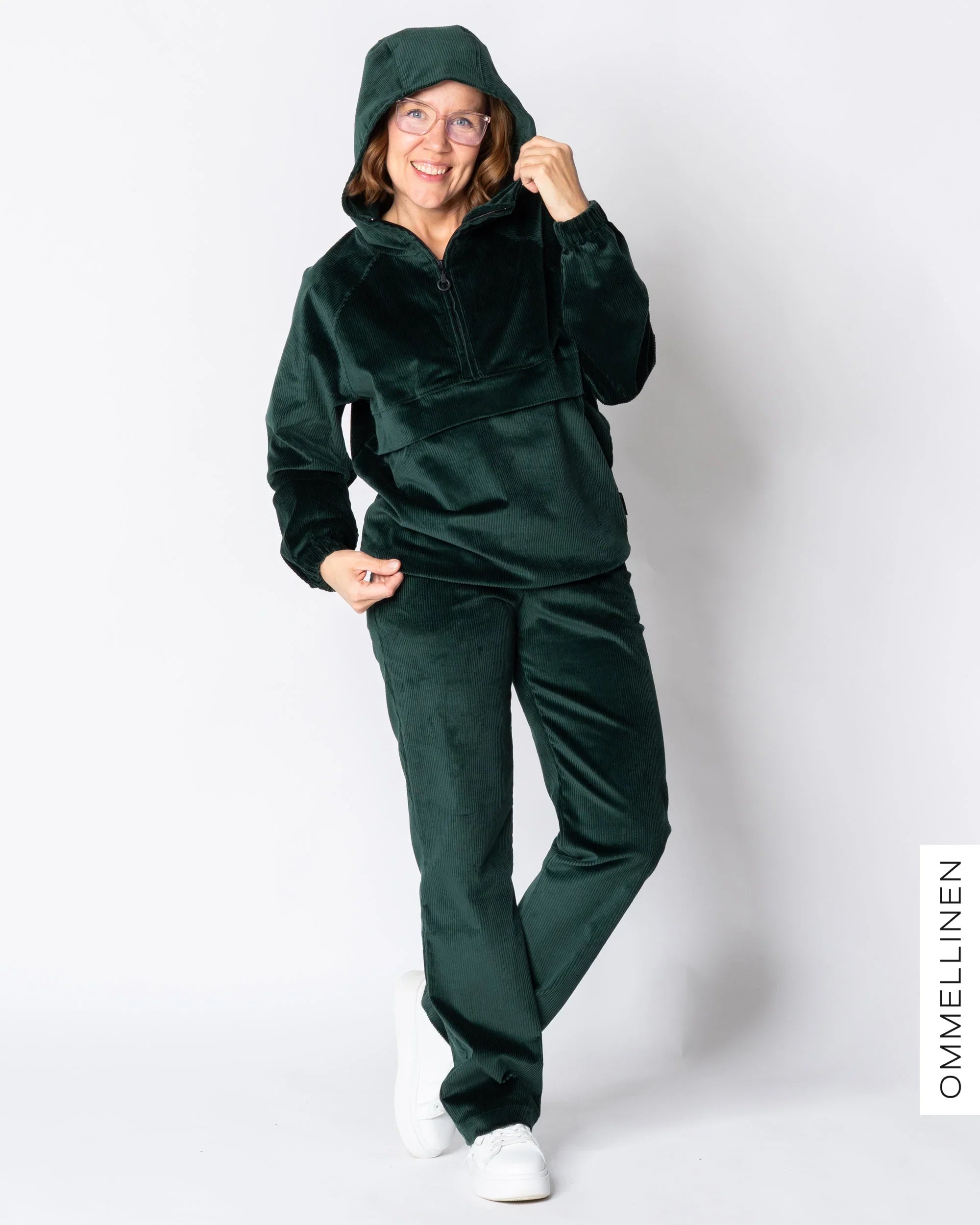 ANORAK - corduroy, green