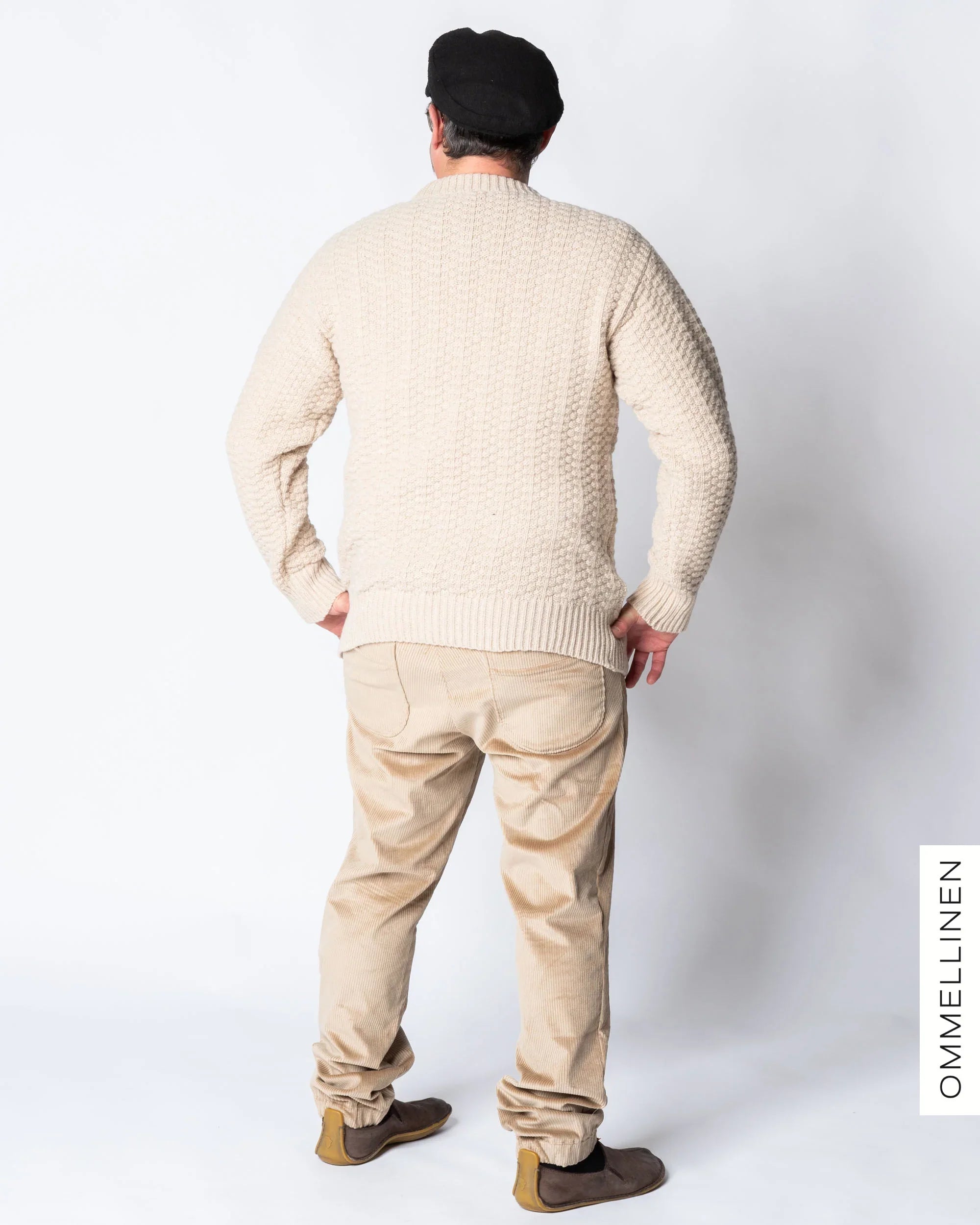 MERINO WOOL sweater, light sand