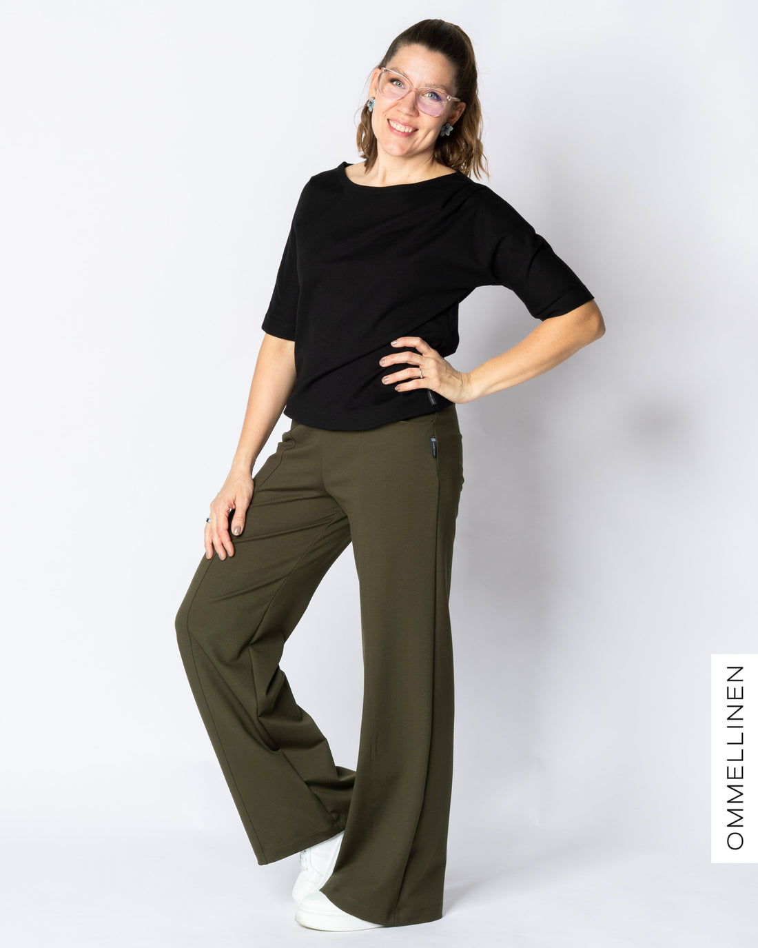 KANTTI pants - LONG LENGTH, forest green