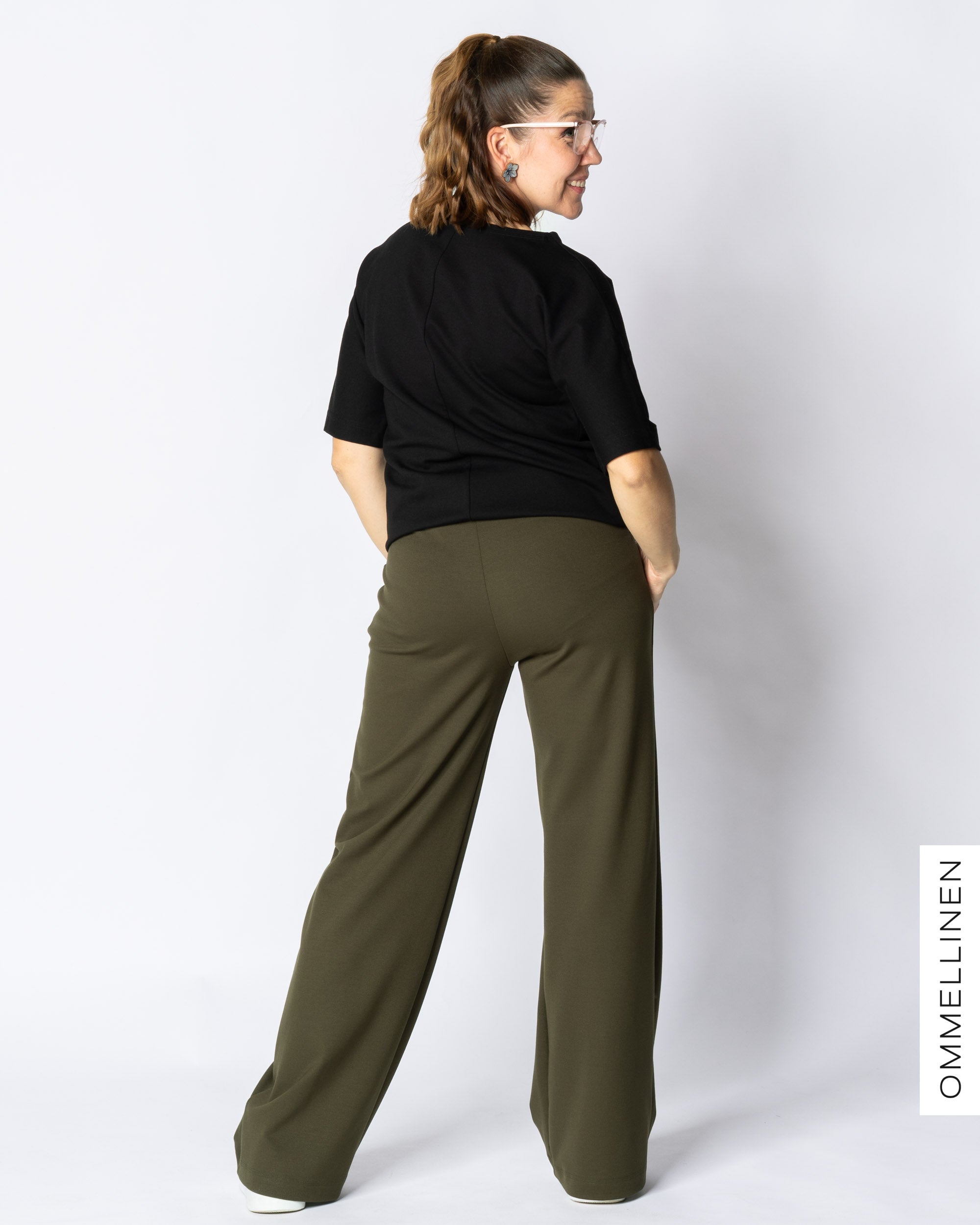 KANTTI pants - LONG LENGTH, forest green