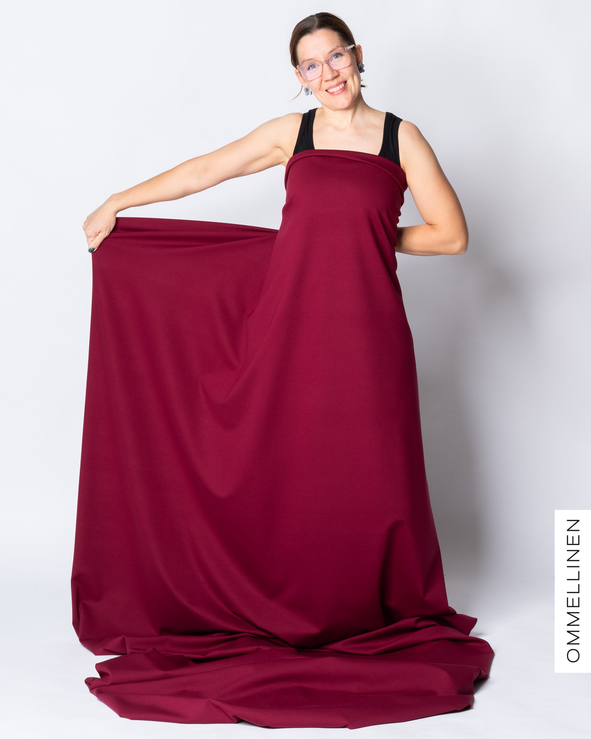 Punto knit - PRE-CUT, burgundy