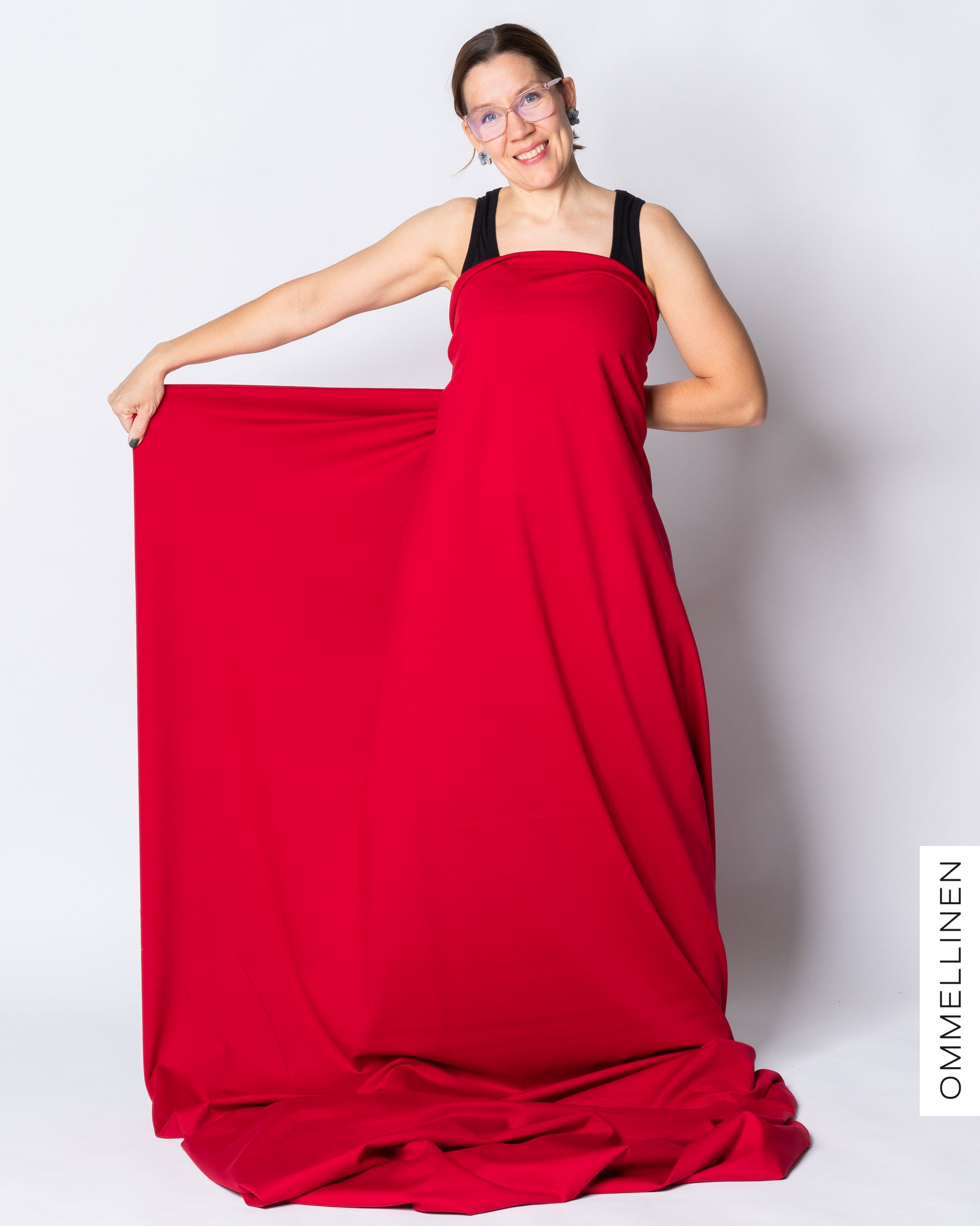 Punto knit - PRE-CUT, red