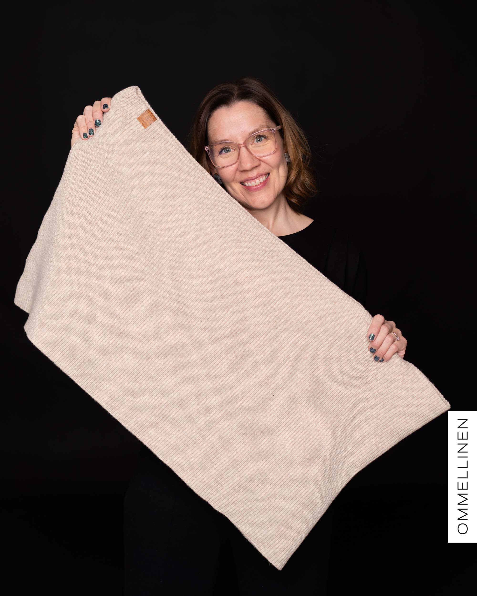 MAXI tube scarf, light sand