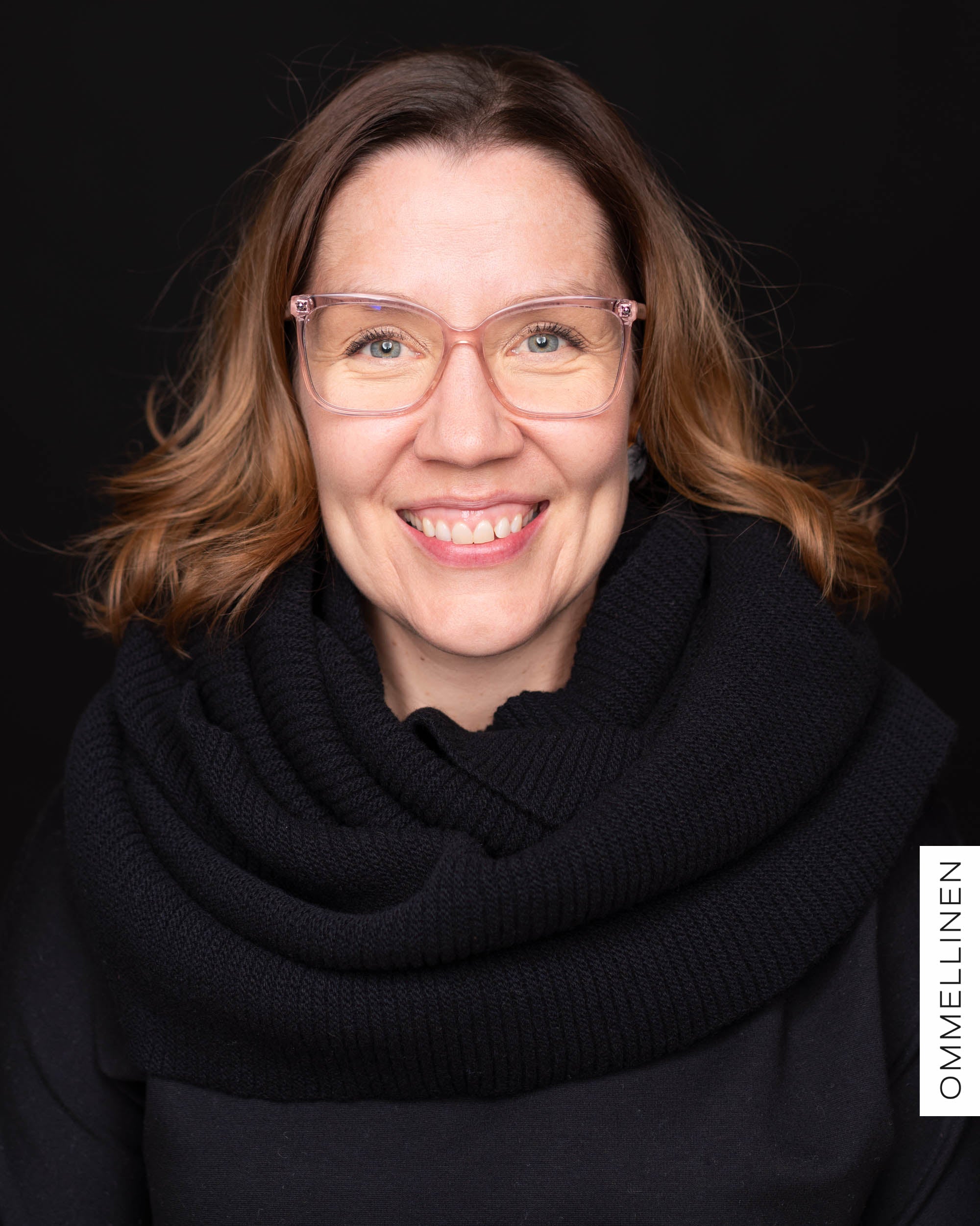 MAXI tube scarf, black