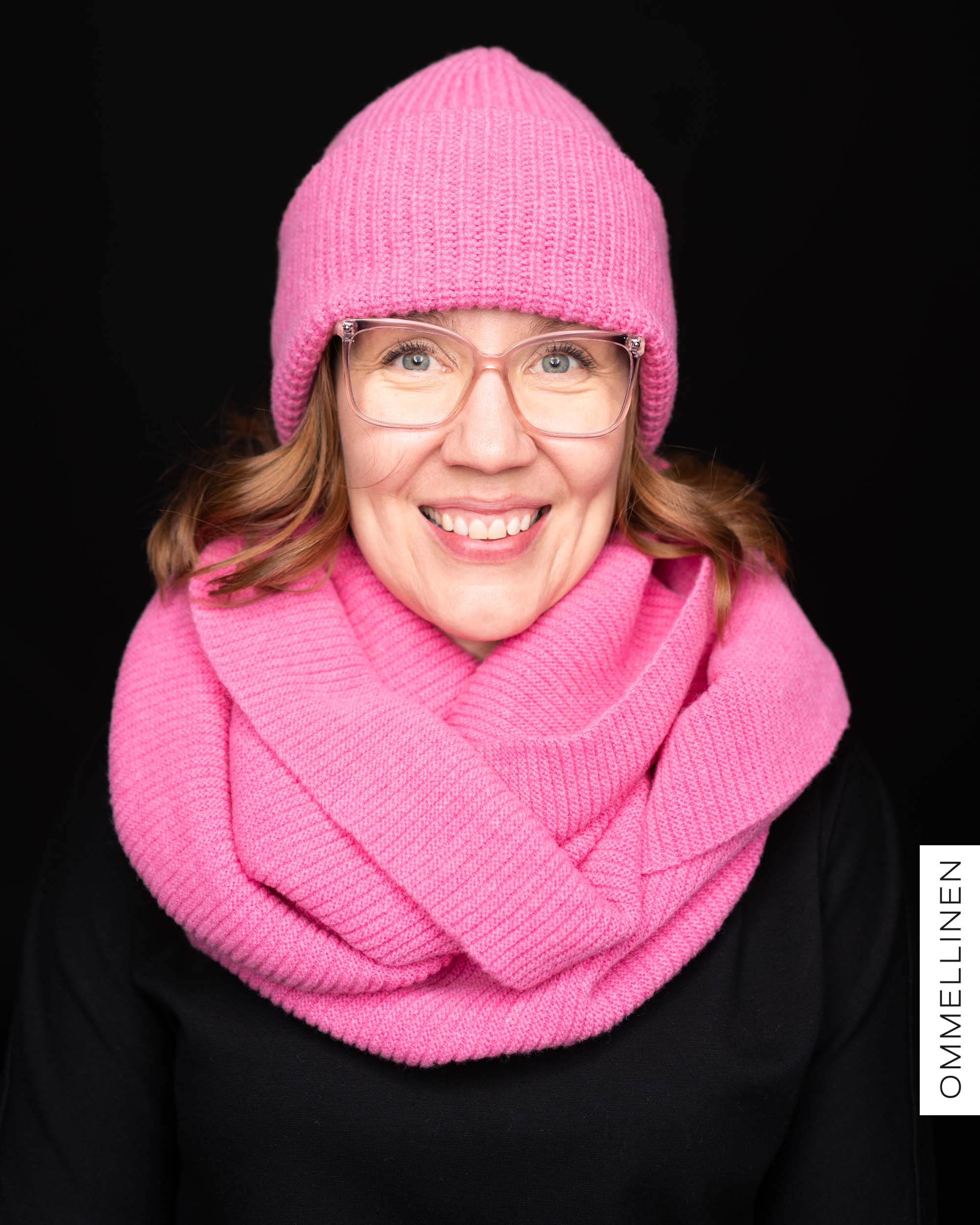 MAXI tube scarf, rasberry