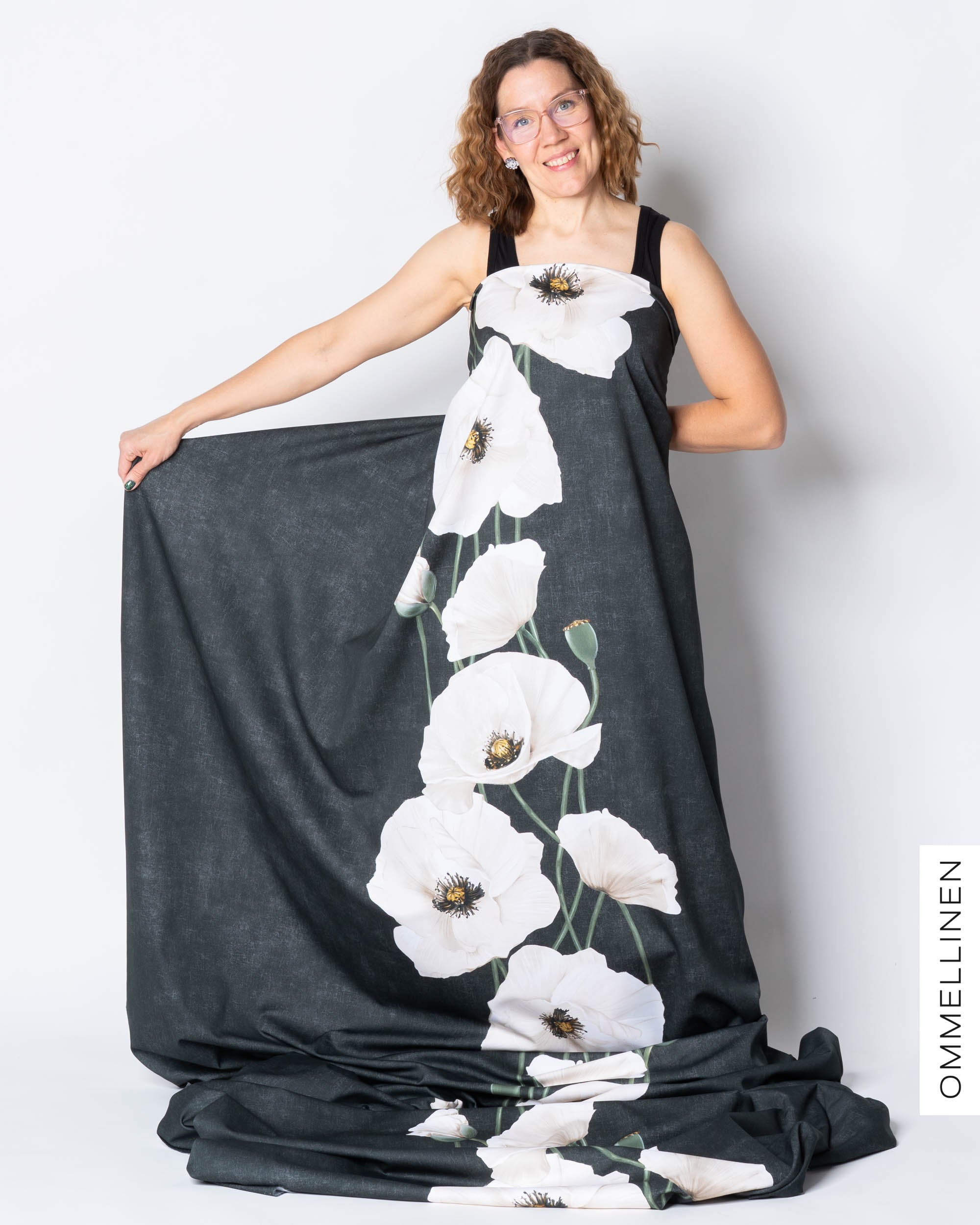 Cotton satin, Yökukka - grey