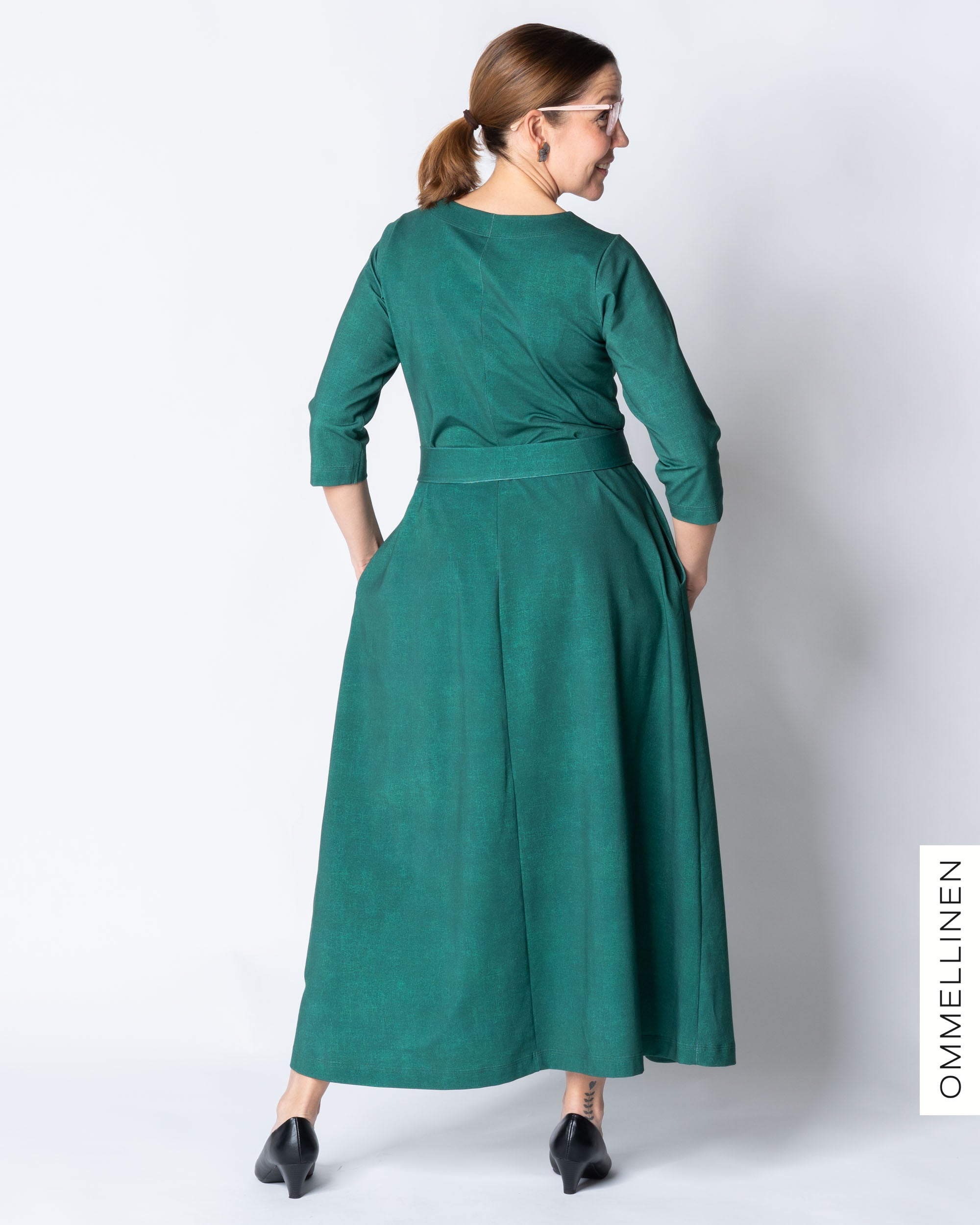 UNELMA dress, Yökukka - emerald