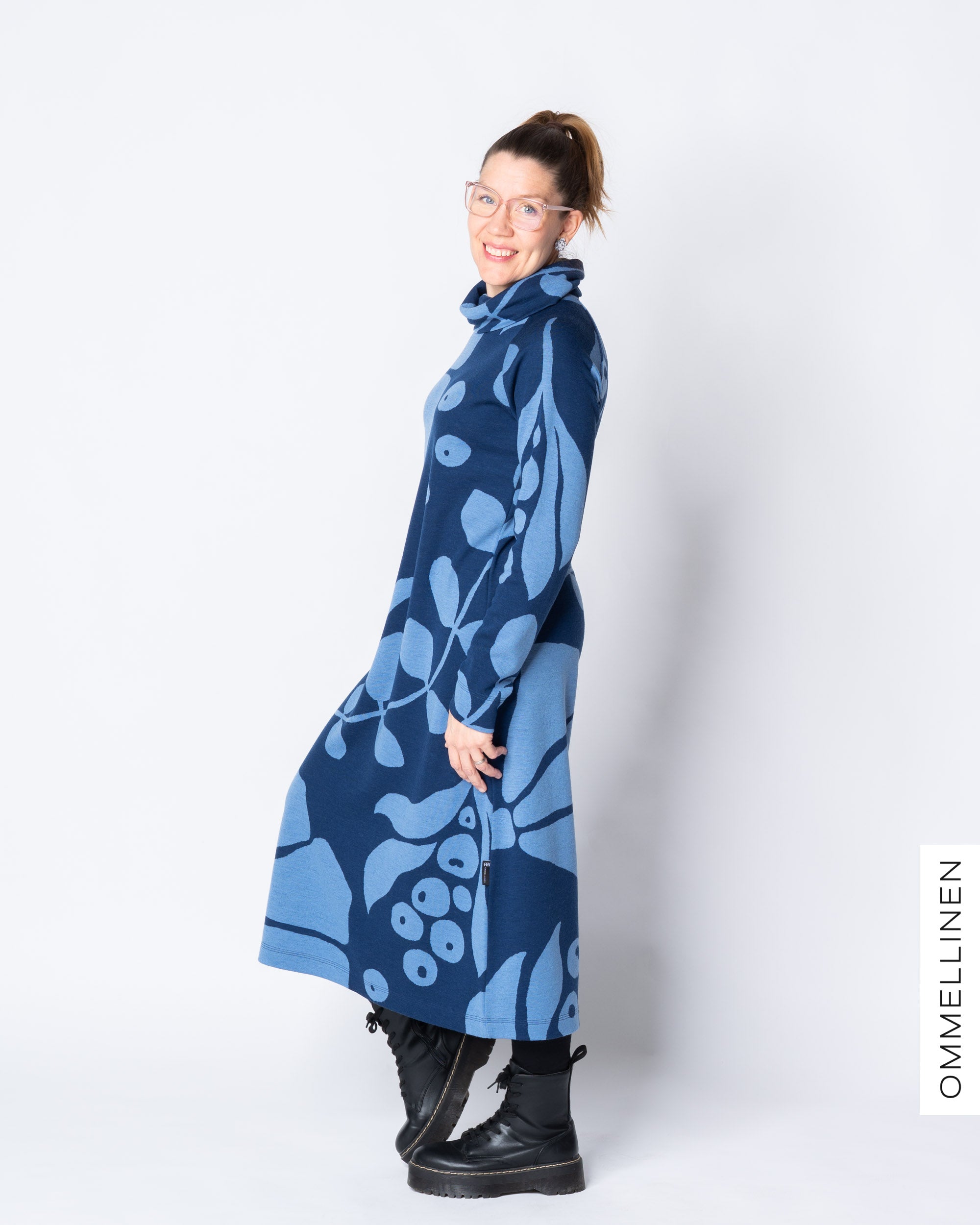 WOOL dress, Kaunotar - blue