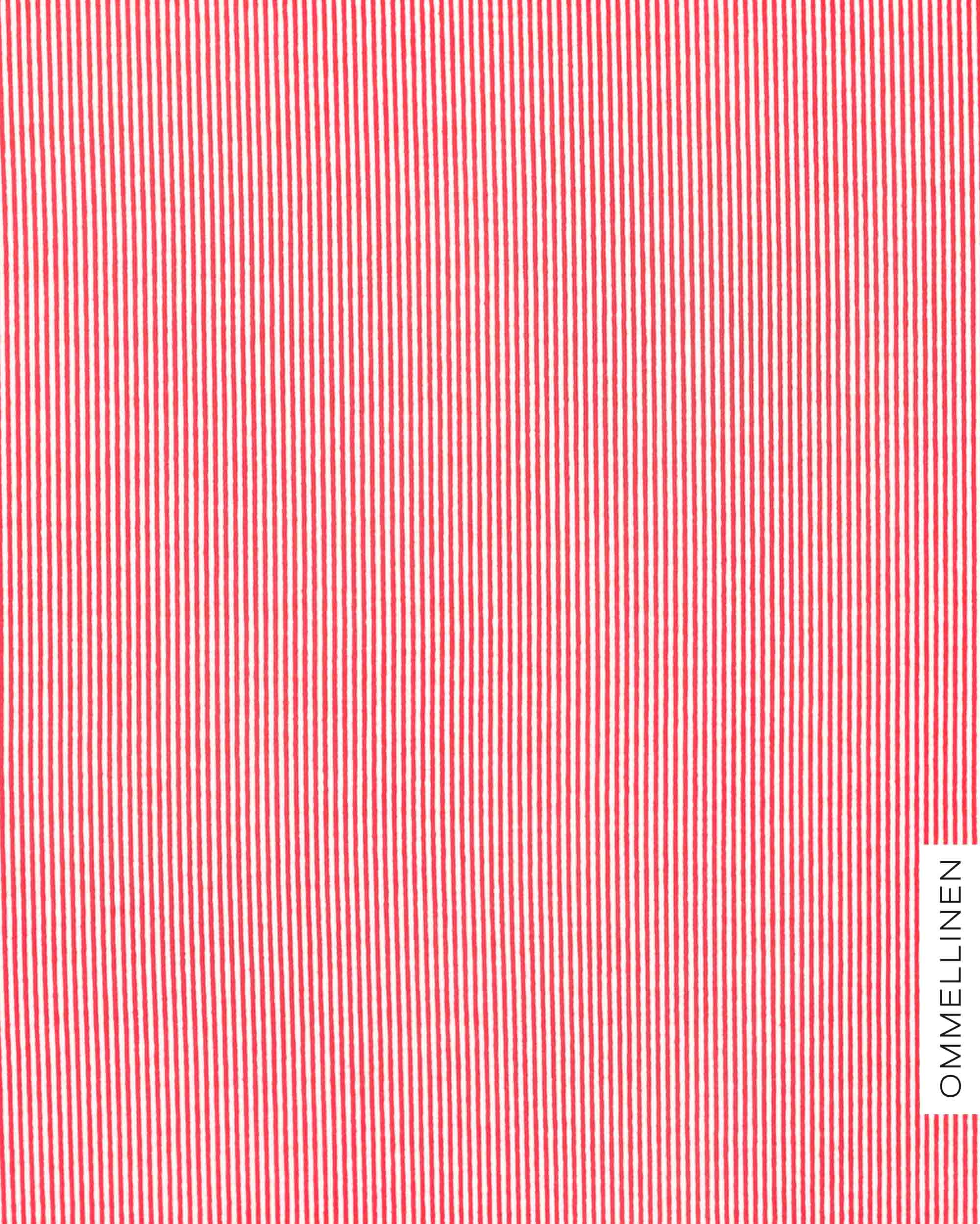 Stripe rib knit, red/white