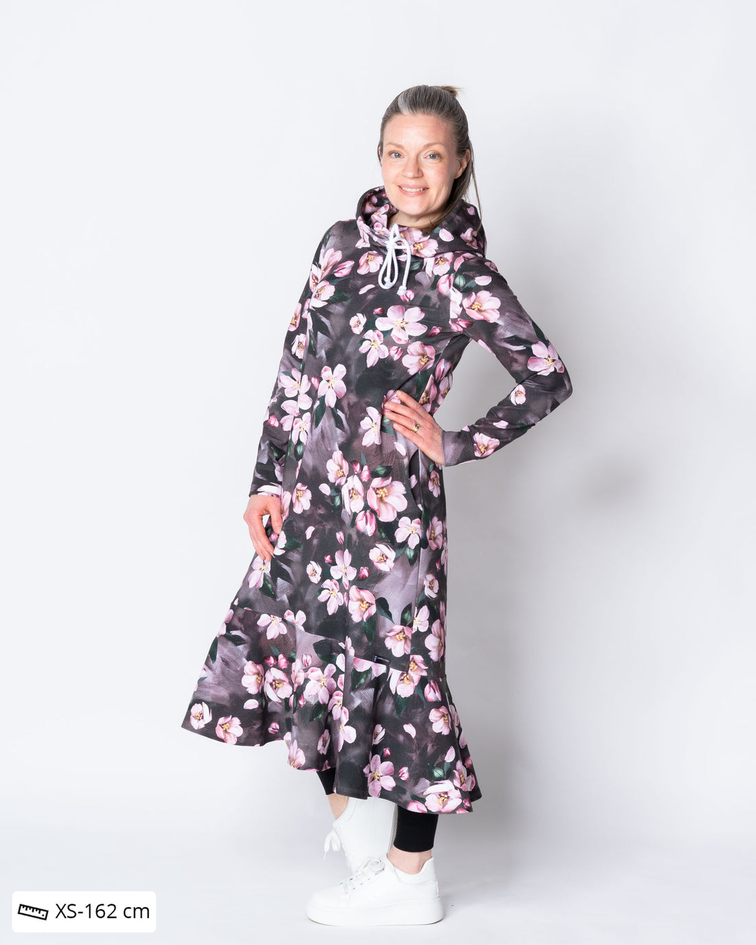 HULMU hoodie, Omenankukkia - rose