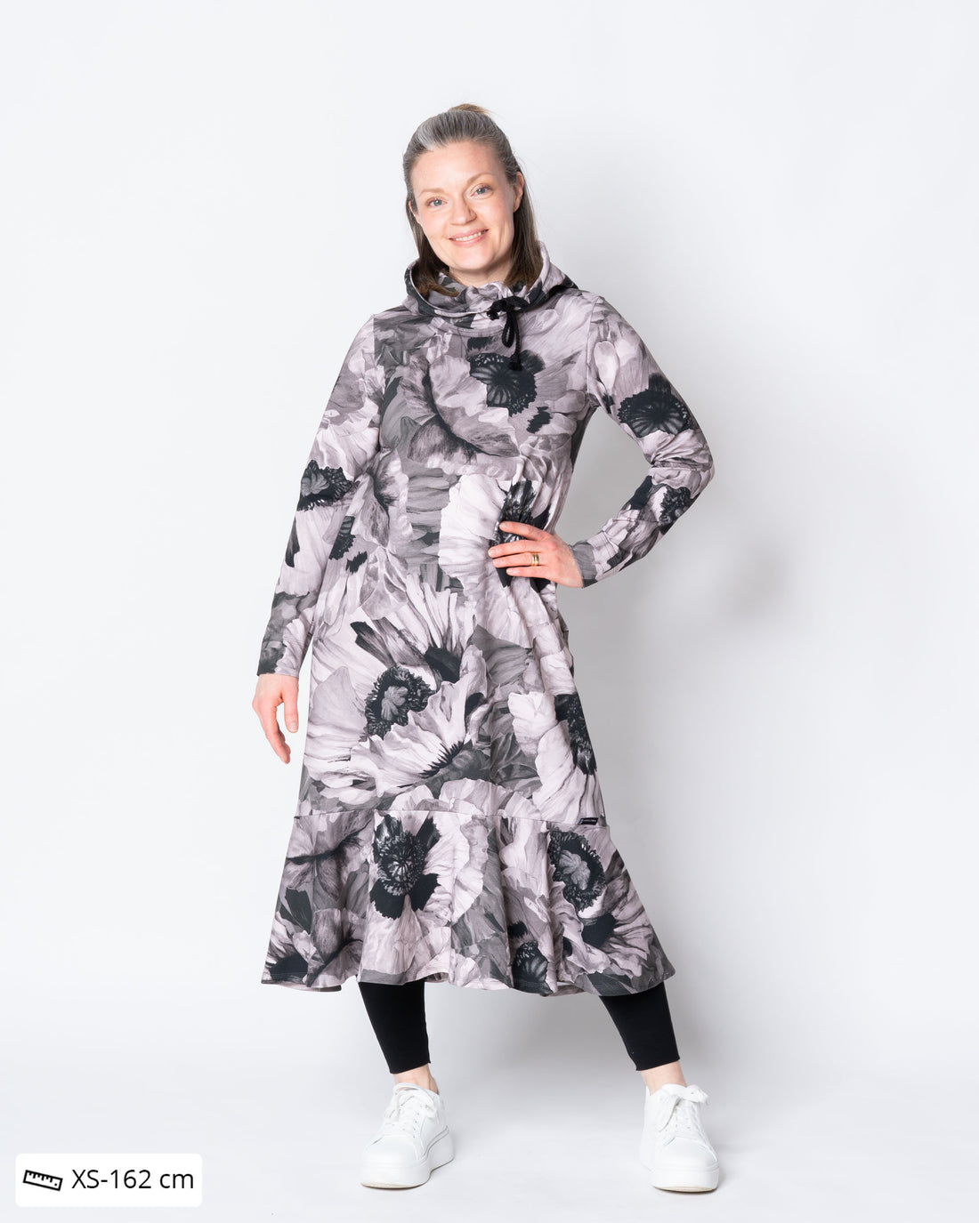 HULMU hoodie, Tuulenkukka - tuhka