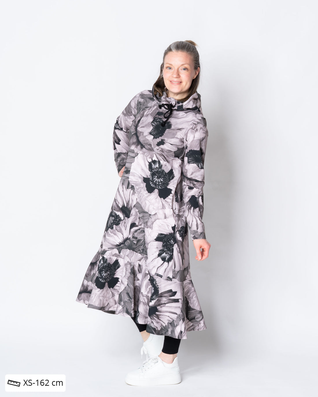 WHOOPS! HULMU hoodie, Tuulenkukka - tuhka - 3XL