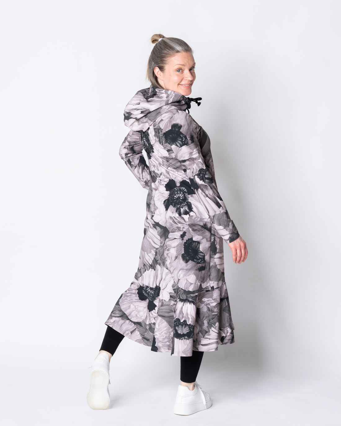 HULMU hoodie, Tuulenkukka - tuhka