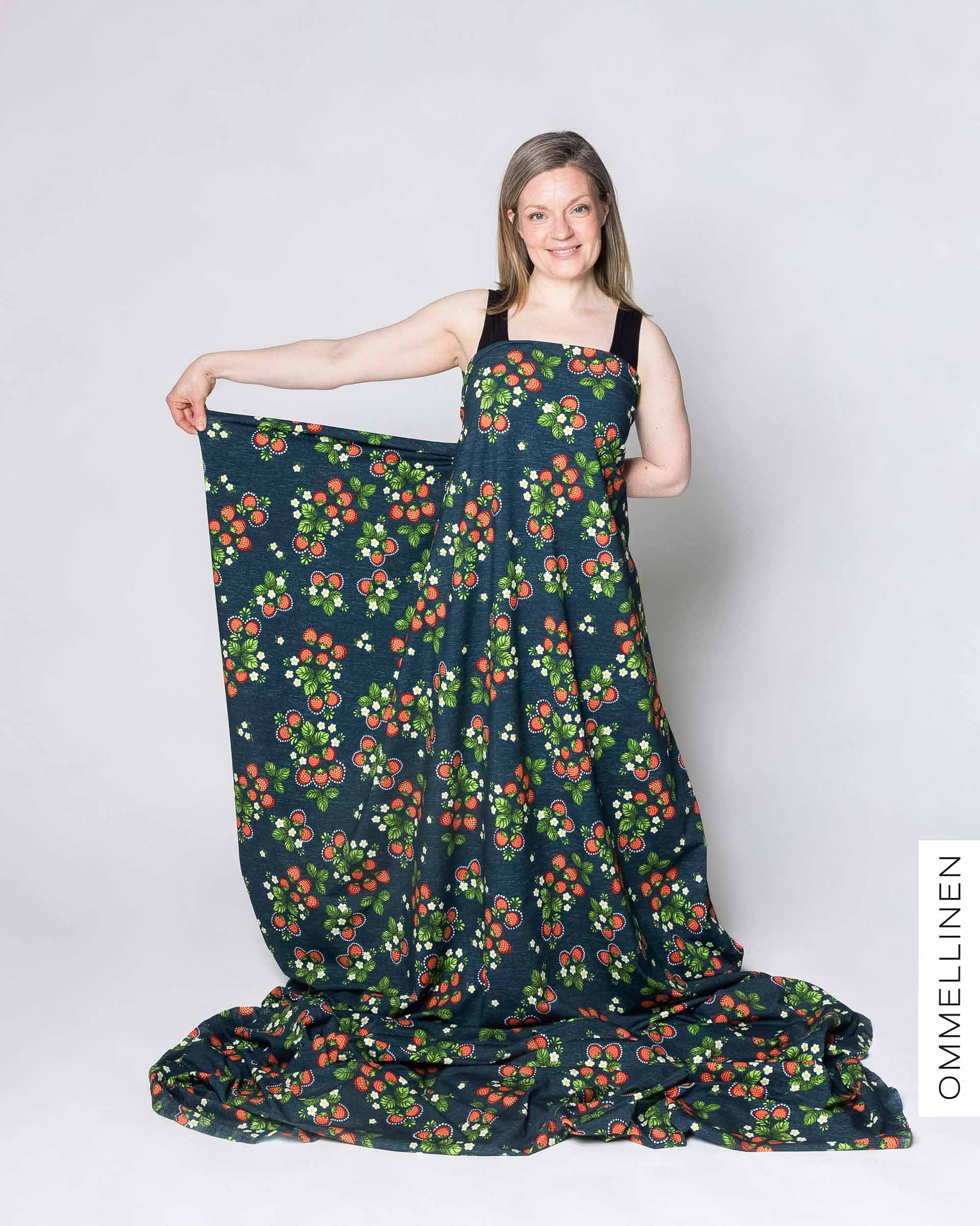 Jersey - PRE-CUT, Babushka mansikka