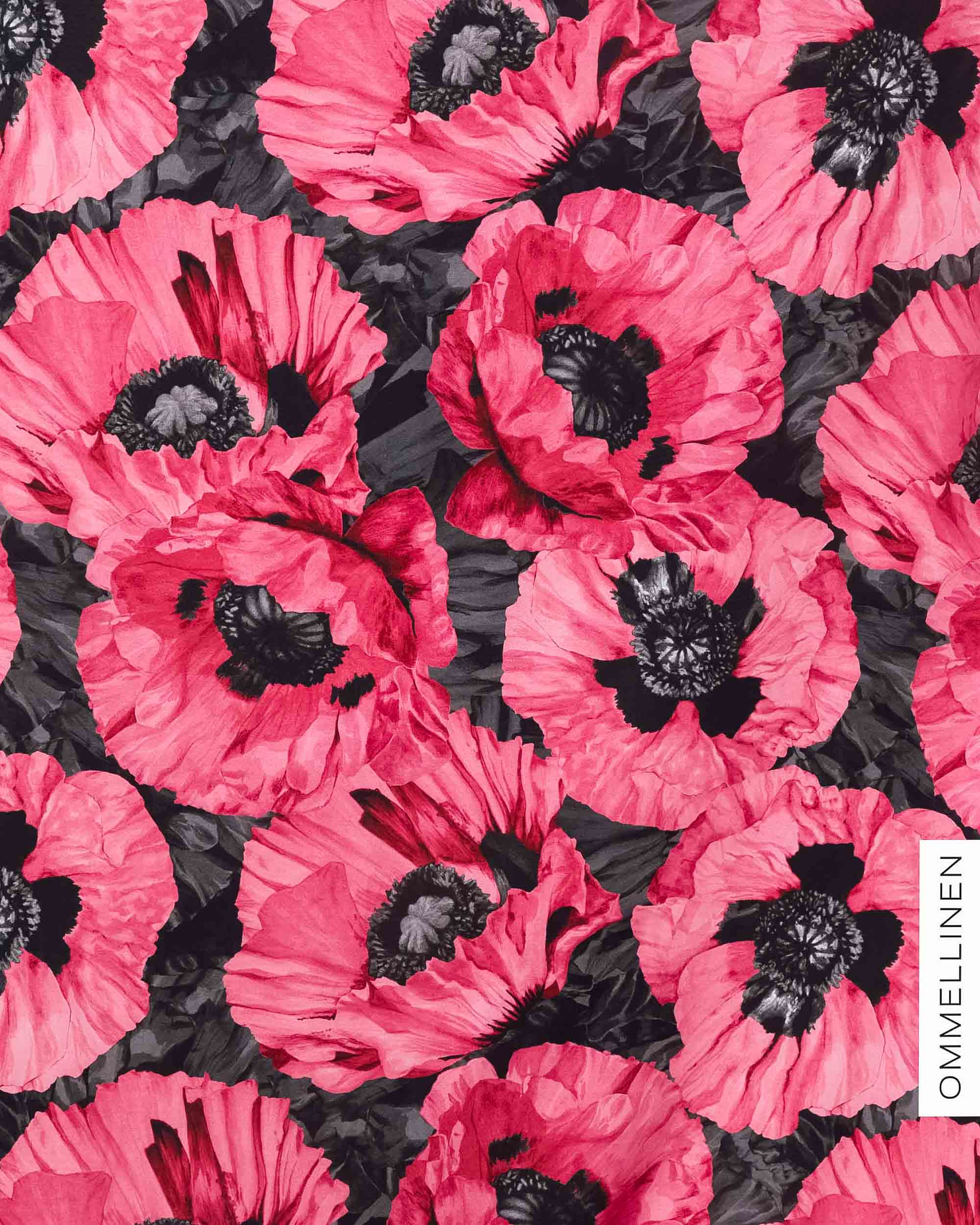 Jersey - PRE-CUT, Tuulenkukka - pink