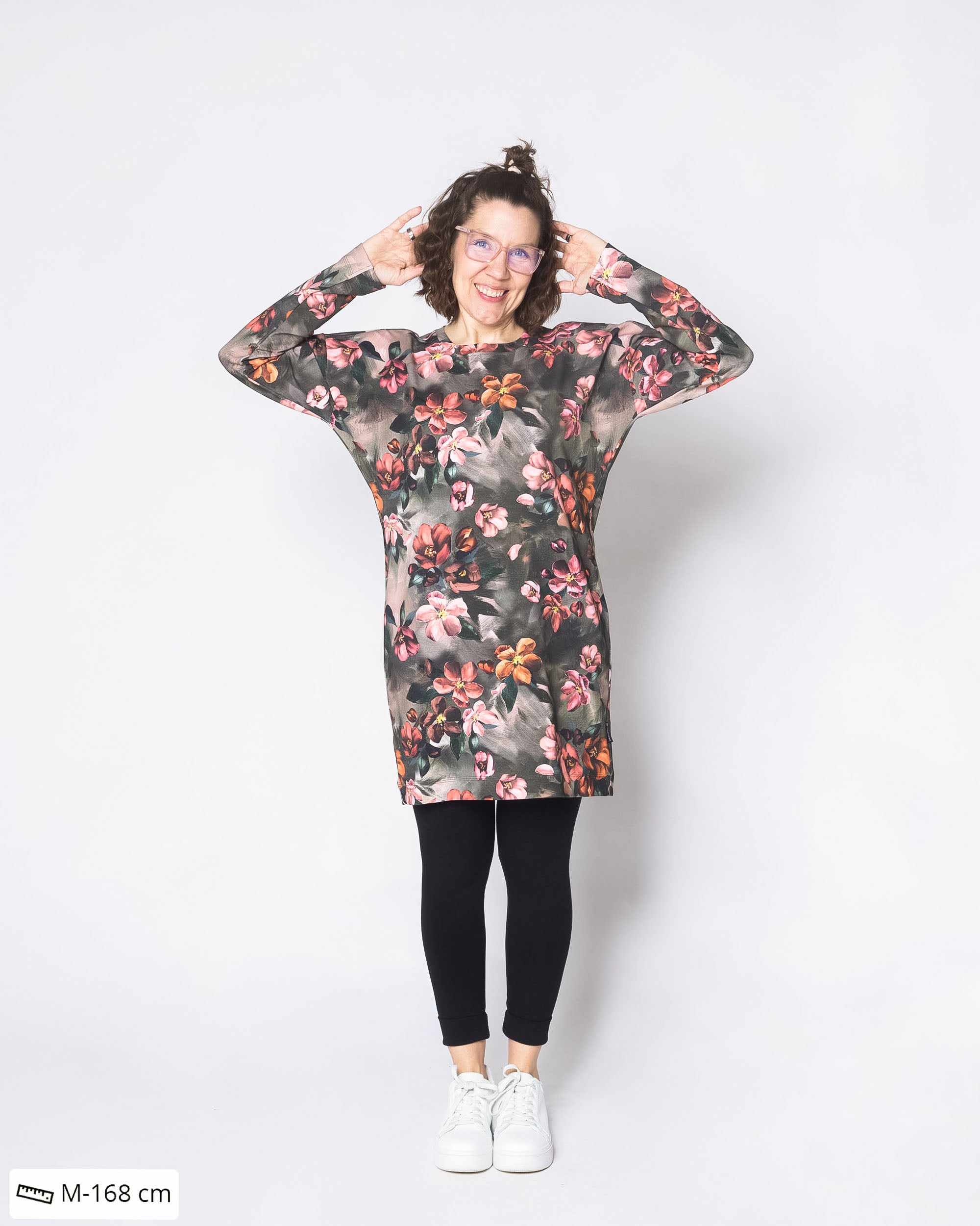 LEMPI tunic, Omenankukkia - copper