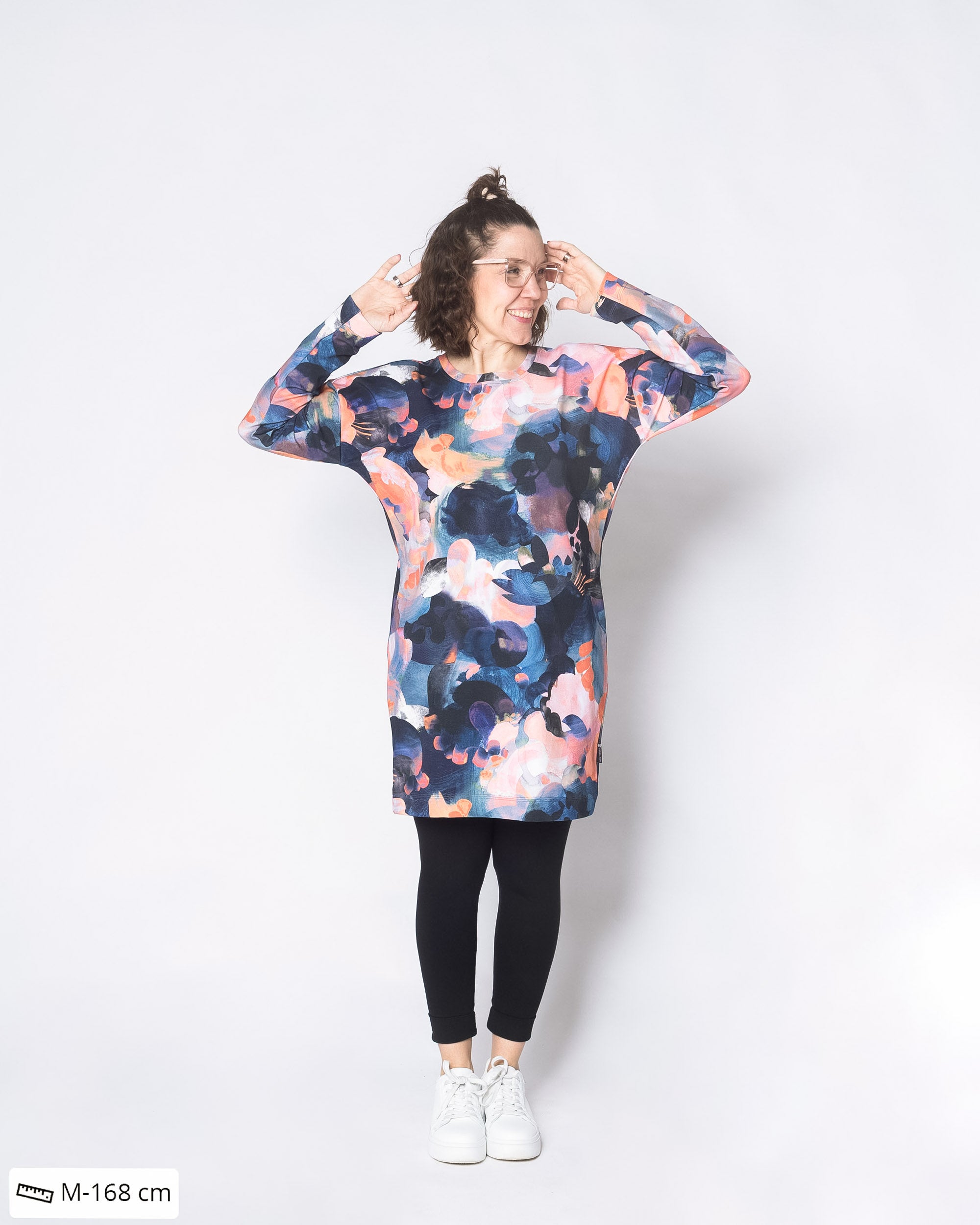 LEMPI tunic, Hehku - blue/coral