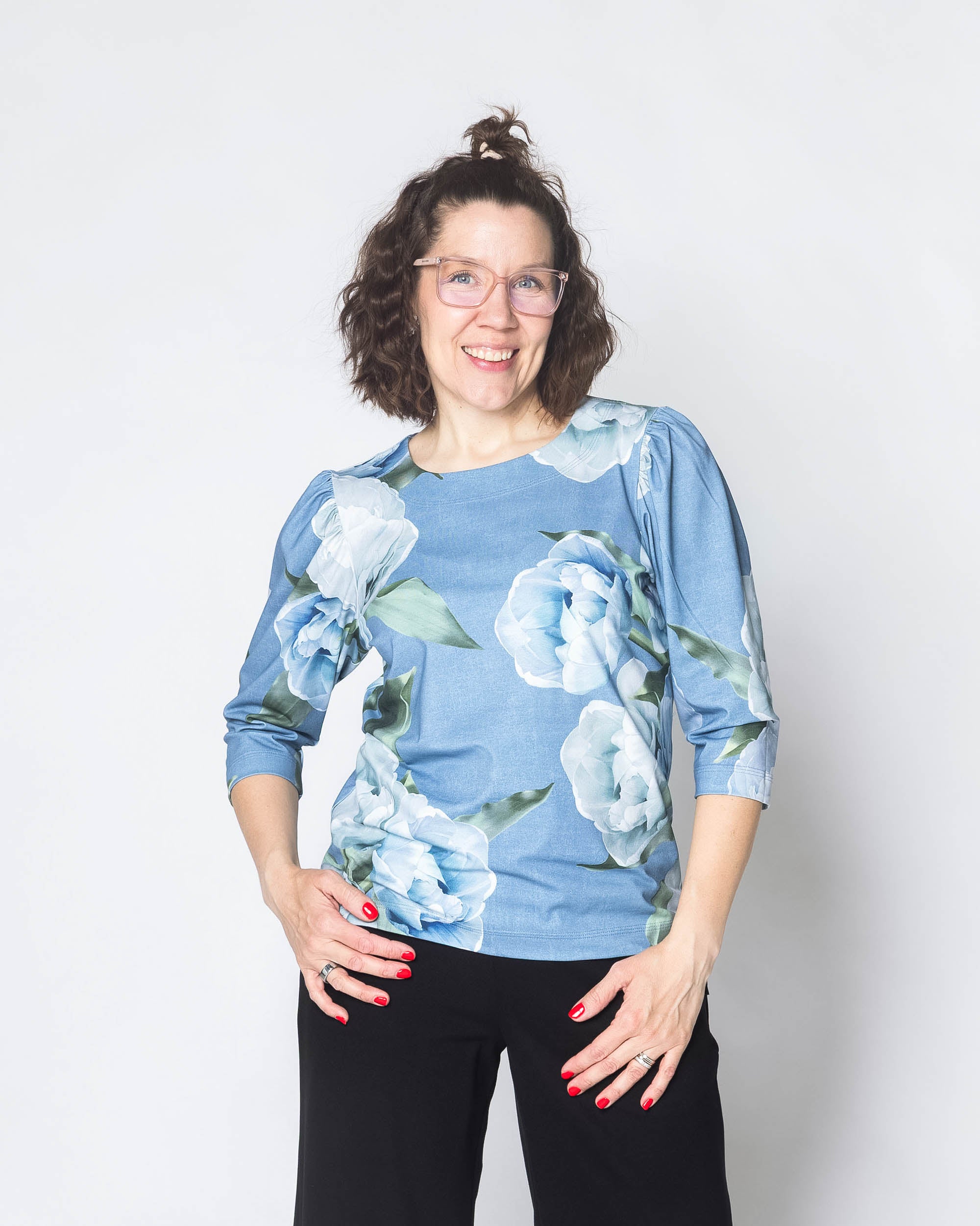 TYYLI shirt, La Belle continuous - light blue