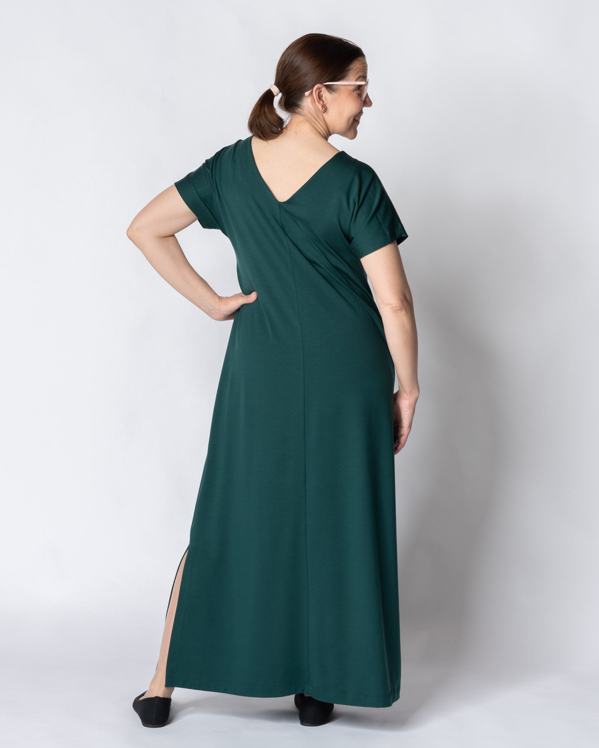 RENTO dress, emerald