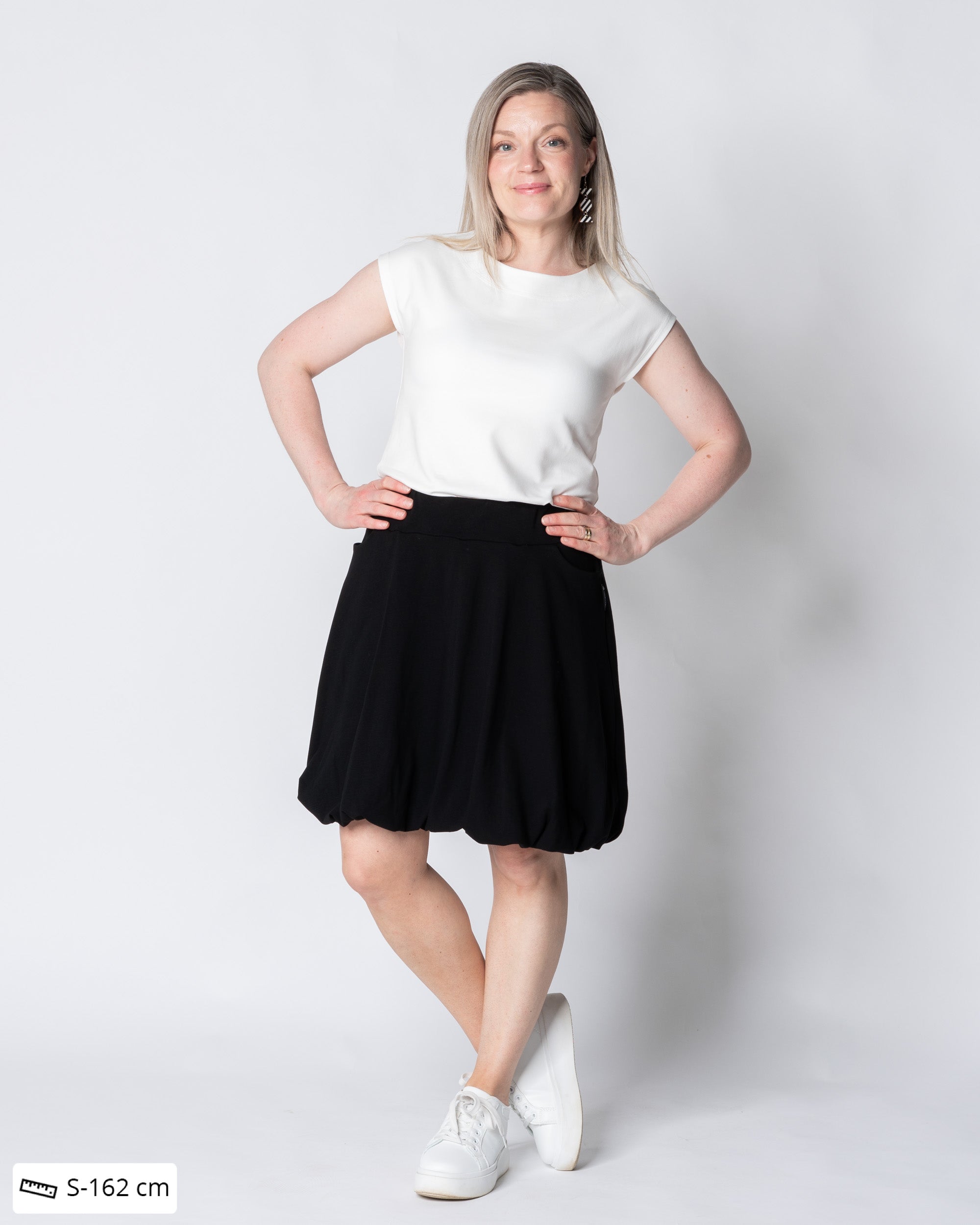 PUFFI skirt, black