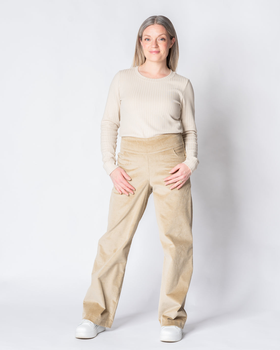 CORDUROY pants - NORMAL LENGTH, grain
