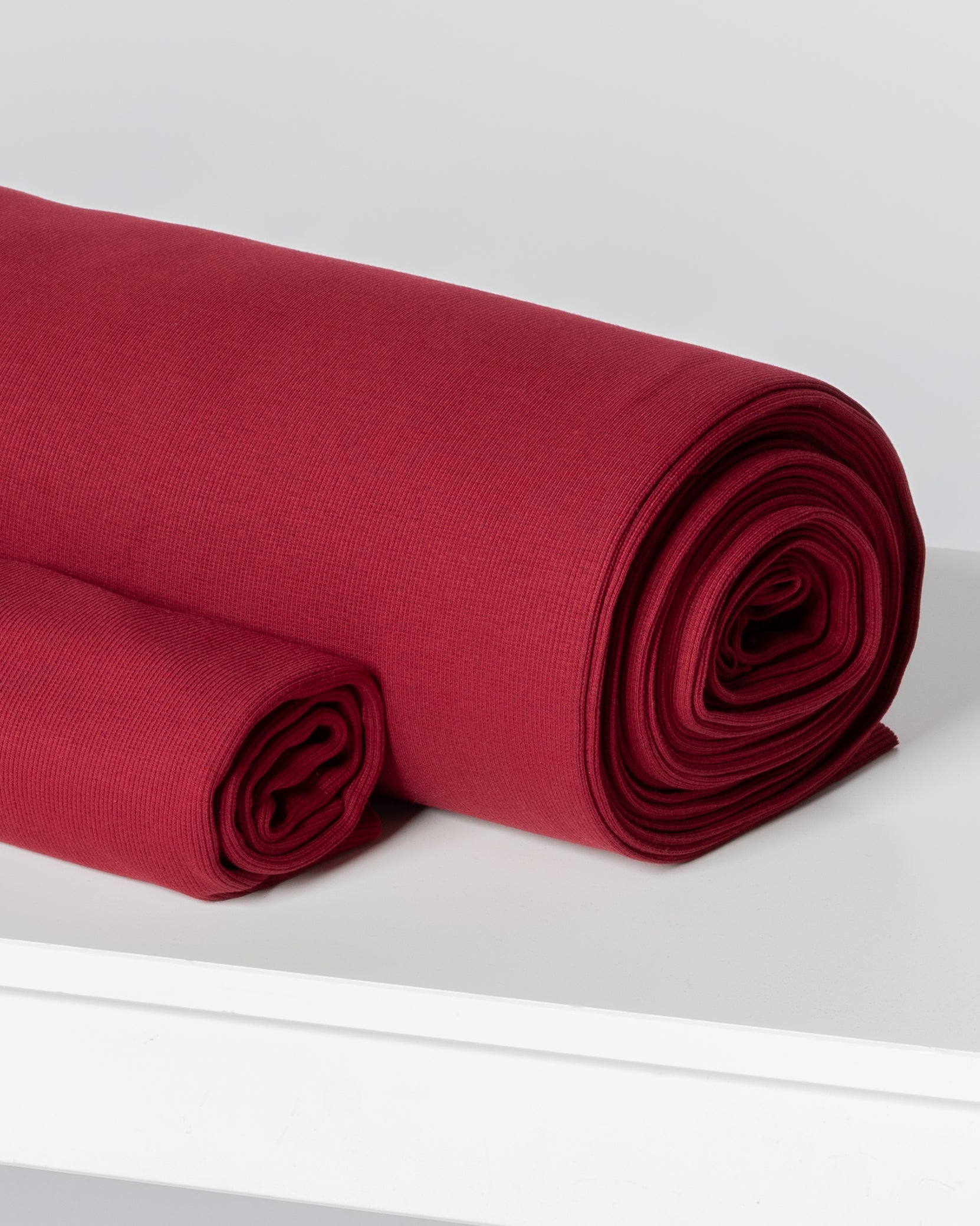Ribbing, burgundy