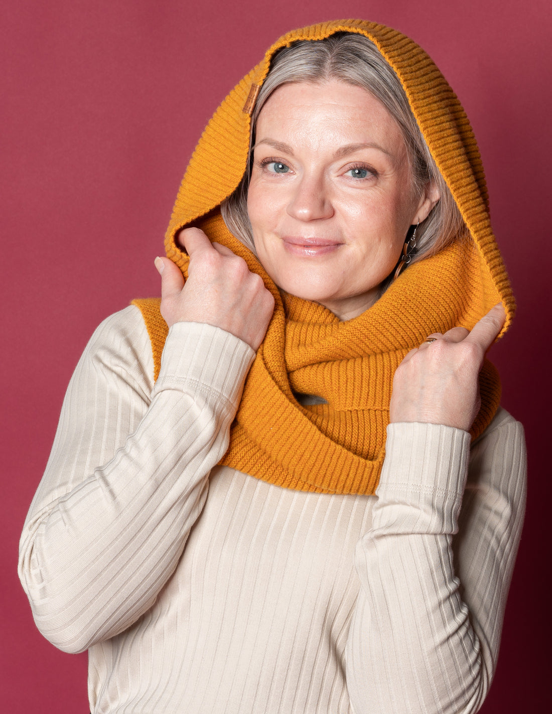 MAXI tube scarf, cloudberry