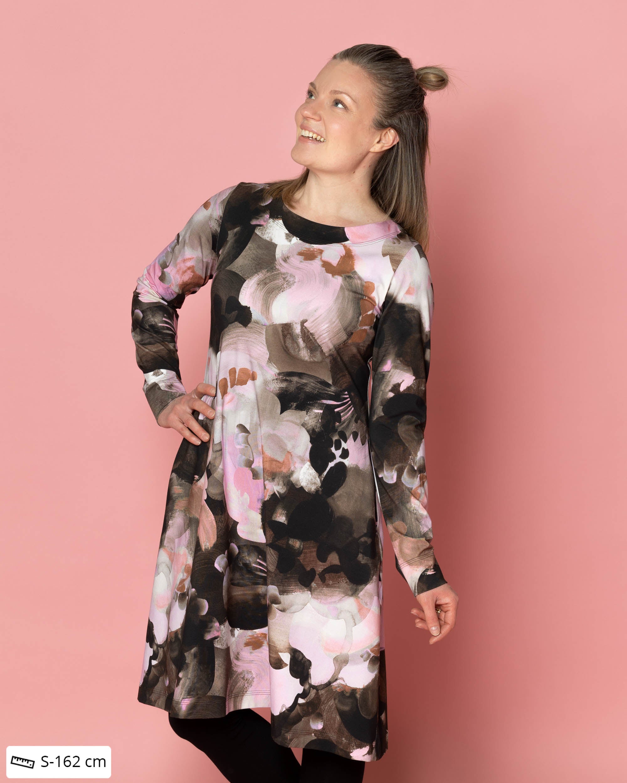 DRESS tunic, Hehku - light pink/brown